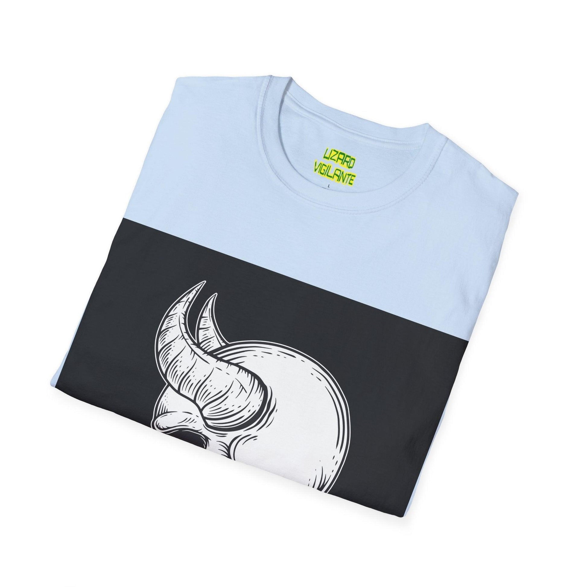 Horned Devil Unisex Softstyle T-Shirt - Lizard Vigilante