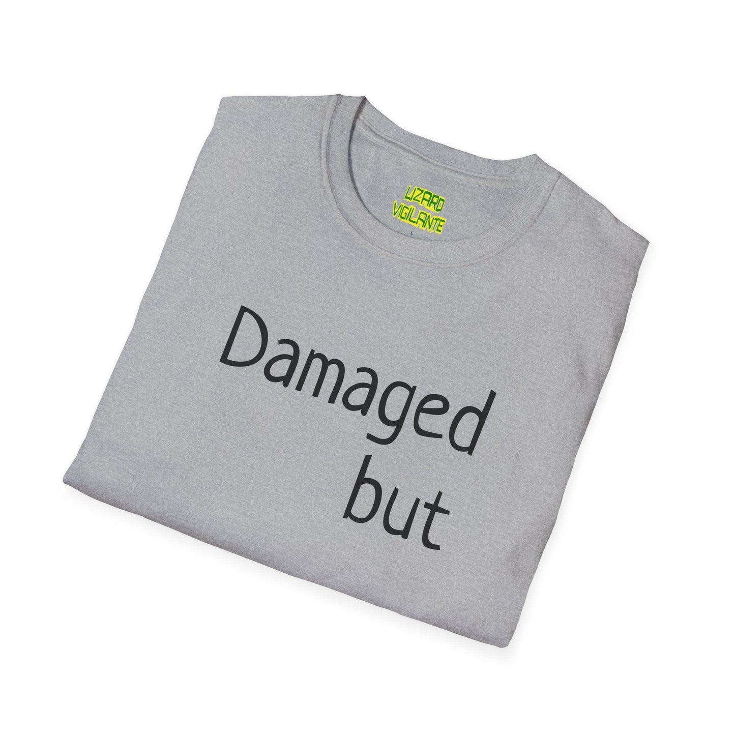 Damaged but doable. Unisex Softstyle T-Shirt - Lizard Vigilante