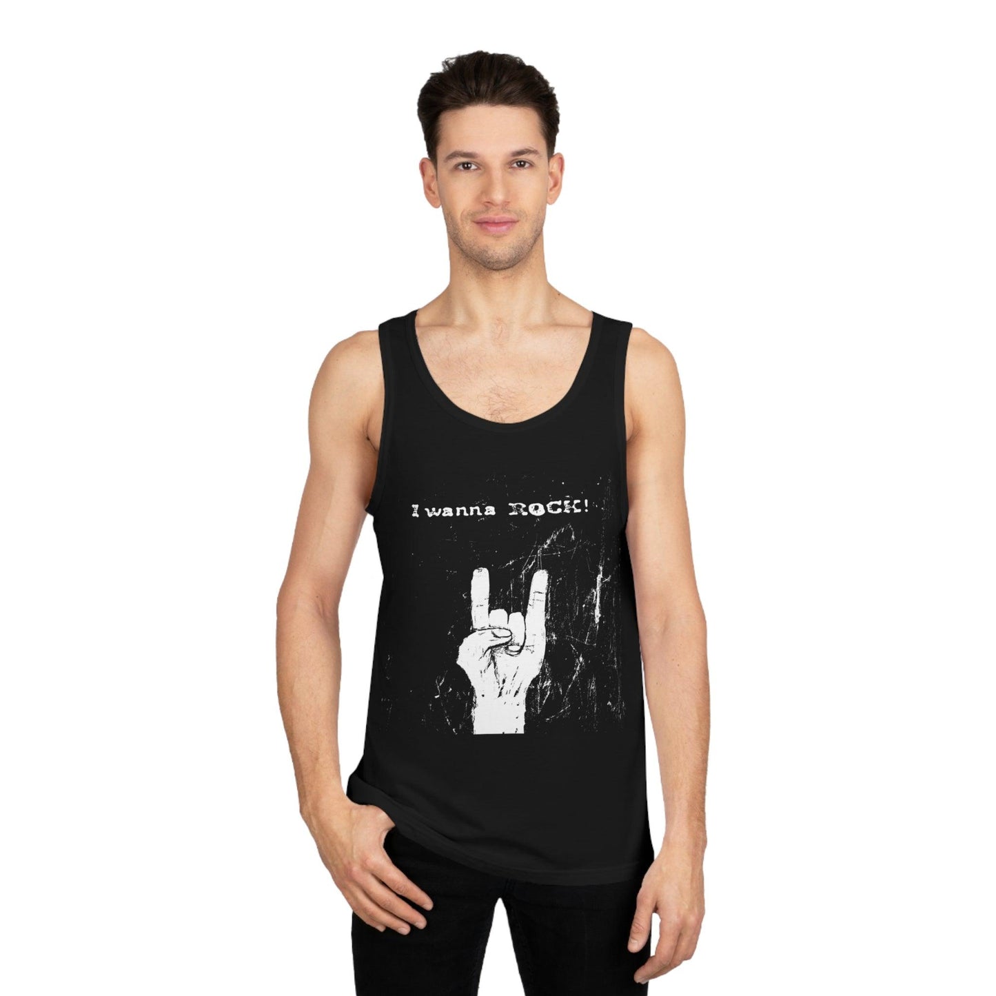 I Wanna Rock Unisex Softstyle™ Tank Top - Lizard Vigilante