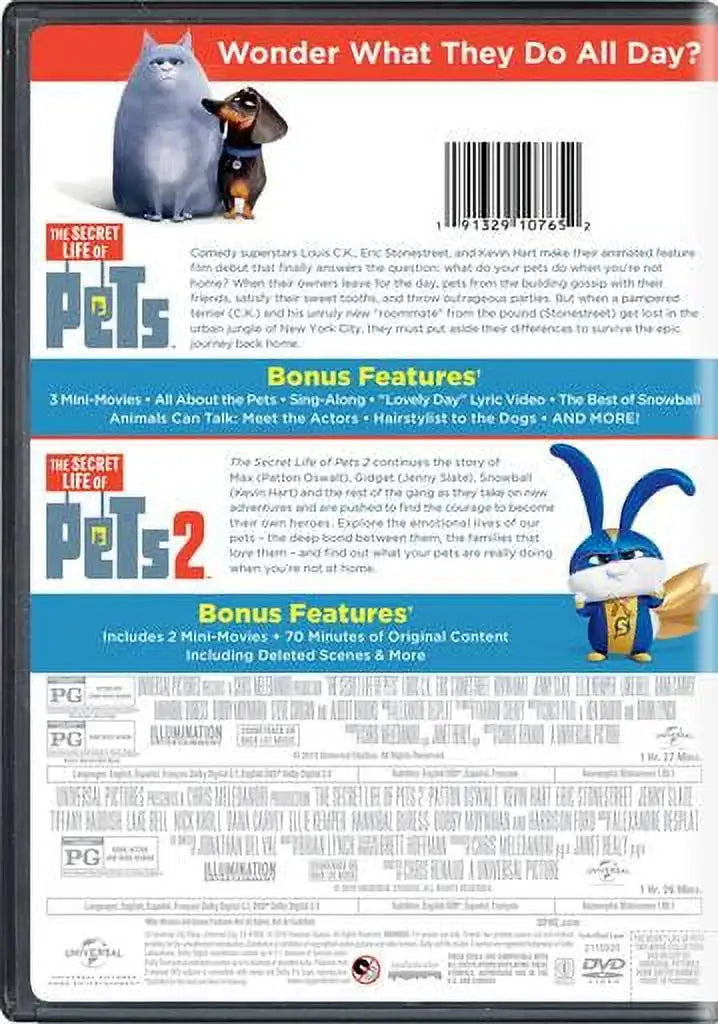 The Secret Life of Pets 2-Movie Collection (DVD)