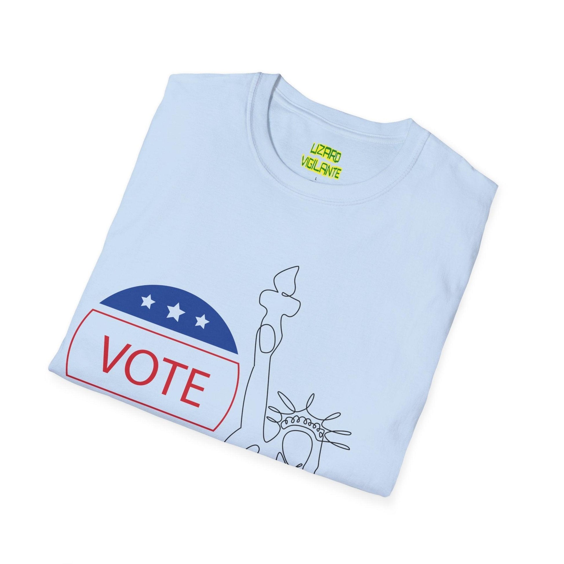 VOTE Liberty Unisex Softstyle T-Shirt - Lizard Vigilante