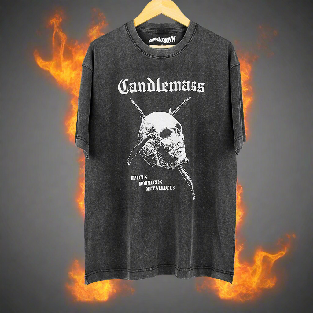 Candlemass Heavy Metal T-Shirt - Solitude Aeturnus & Solstice Inspired Men's Tee - Premium T-shirt from Lizard Vigilante - Just $23.99! Shop now at Lizard Vigilante