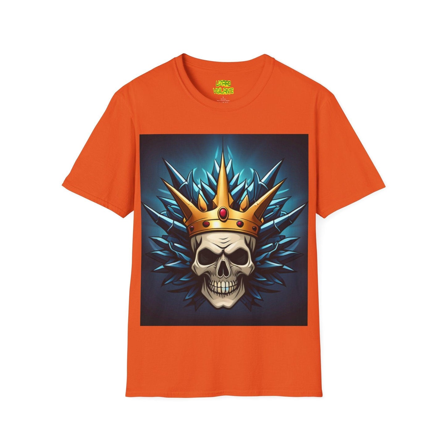 Blue Skeleton Queen Unisex Softstyle T-Shirt - Lizard Vigilante