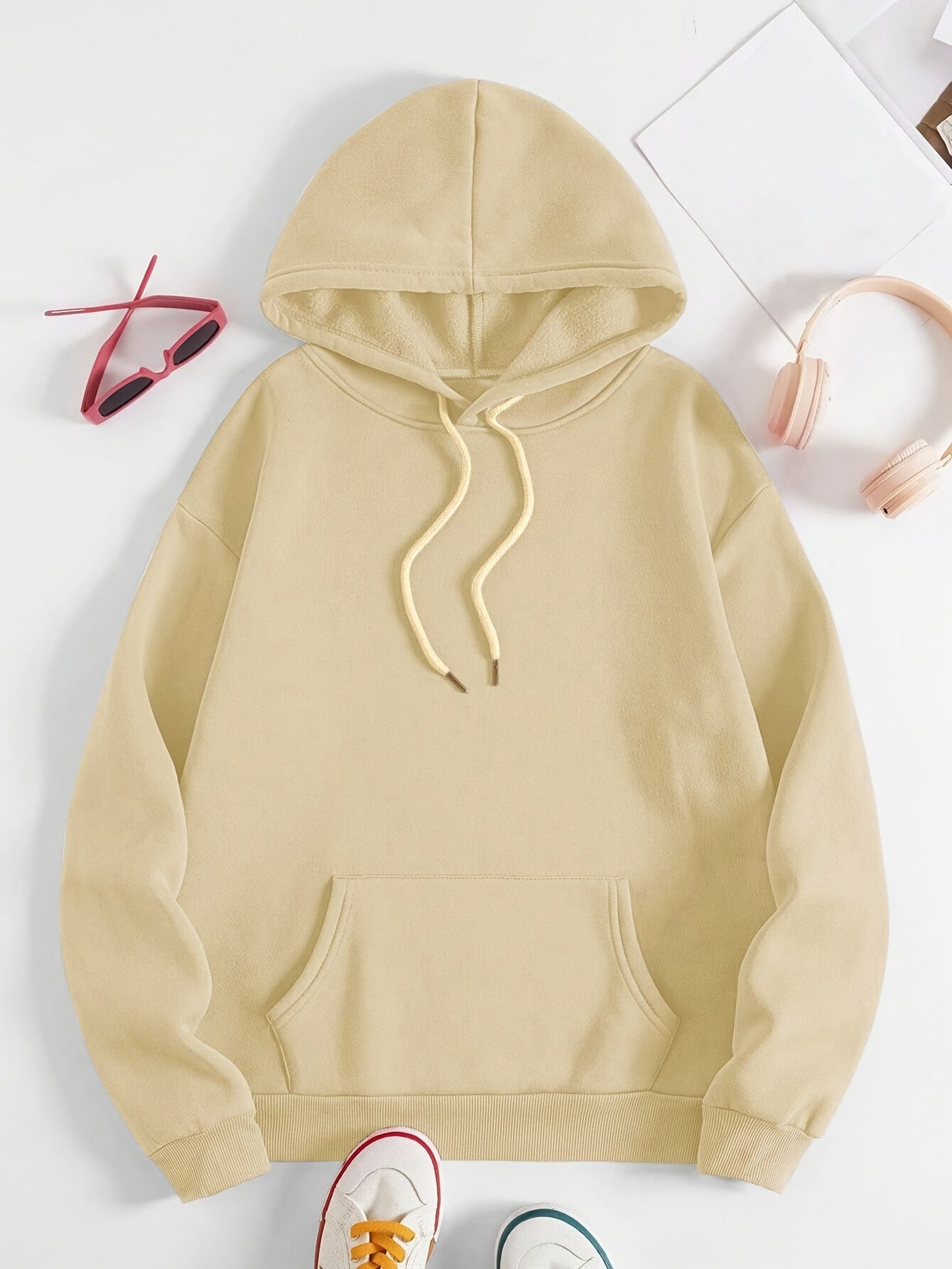 Plus Size Womens Cozy Dog Talk to The Paw Print Hoodie - Soft Drawstring Casual Hooded Sweatshirt for Winter and Fall - Comfortable Relaxed Fit, Long Sleeve, Pullover Design, and Fun Pet Lovers Graphic - Premium hoodies from Lizard Vigilante - Just $26.99! Shop now at Lizard Vigilante