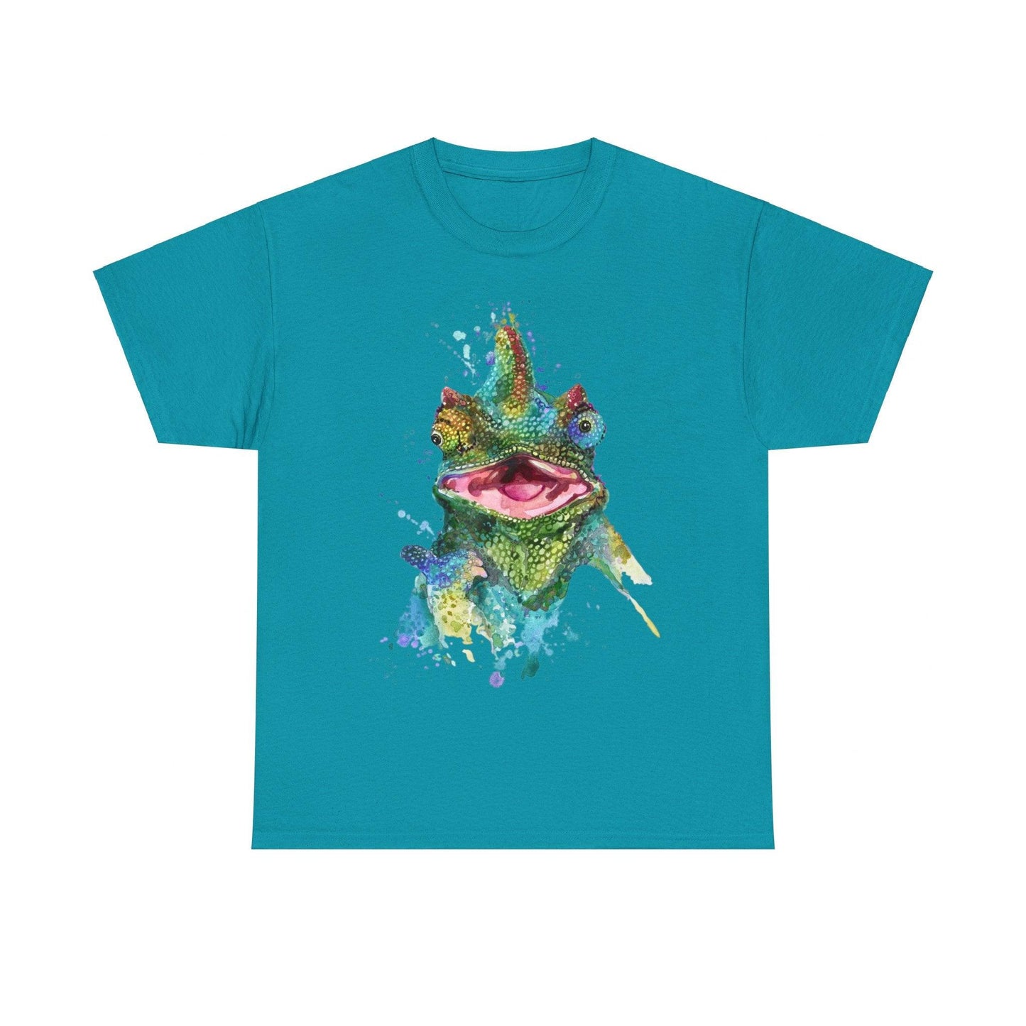 Wild Lizard Graphic Unisex Heavy Cotton Tee - Premium T-Shirt from Printify - Just $15.13! Shop now at Lizard Vigilante