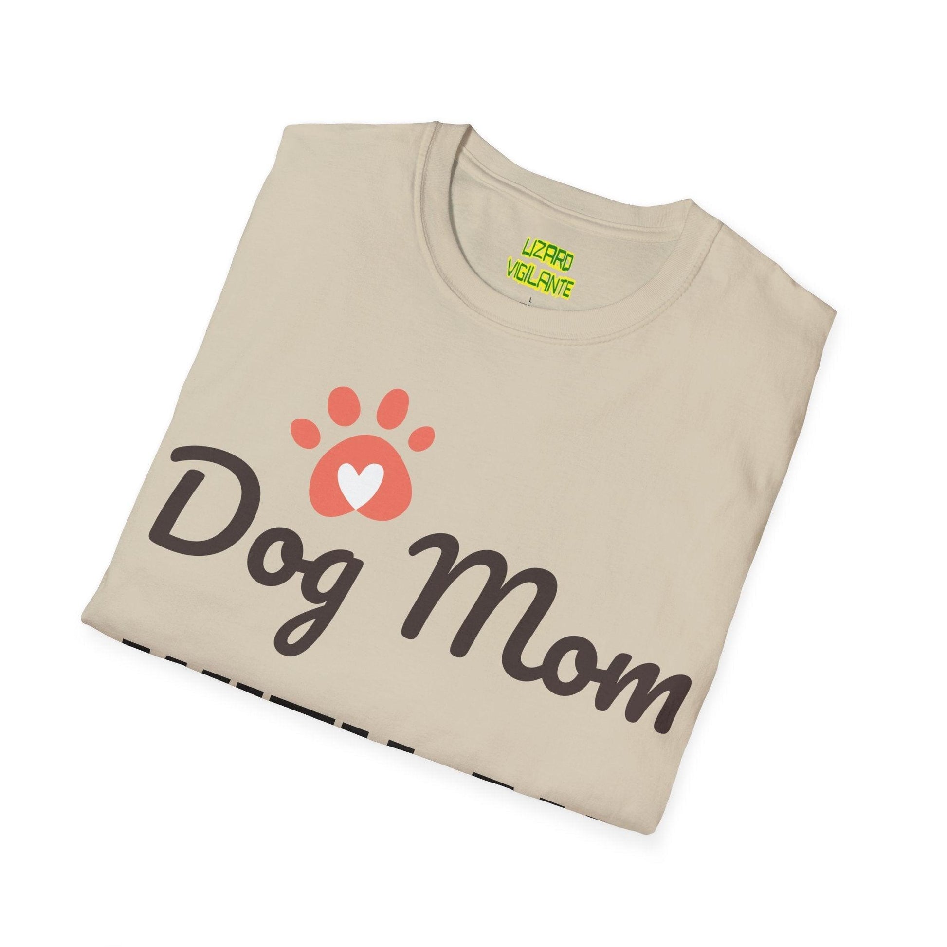 Dog Mom WITH AN ATTITUDE Unisex Softstyle T-Shirt - Lizard Vigilante