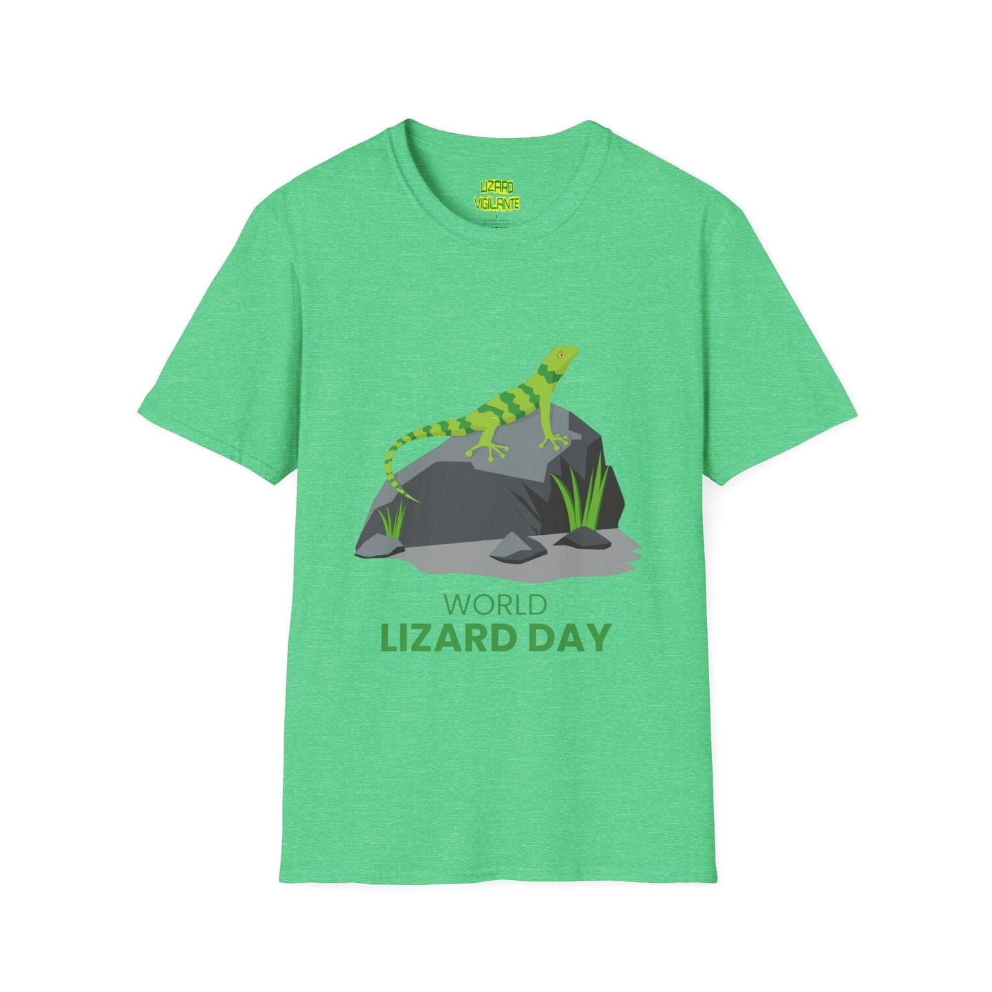 World Lizard Day Unisex Softstyle T-Shirt - Lizard Vigilante