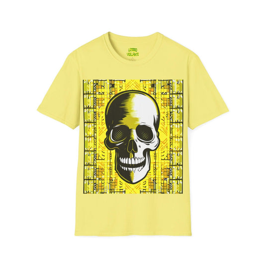 Goldgrid Skull Unisex Softstyle T-Shirt - Lizard Vigilante