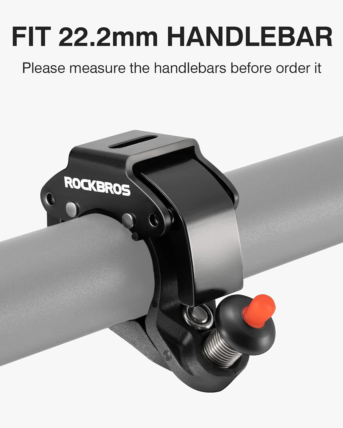 ROCKBROS Bike Bells Hidden for 22.2mm Handlebars More Than 100dB