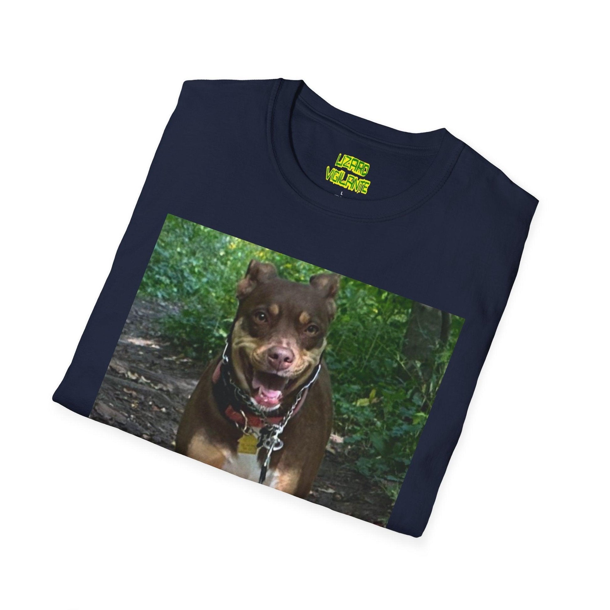 Primo the Band Dog Unisex Softstyle T-Shirt - Lizard Vigilante