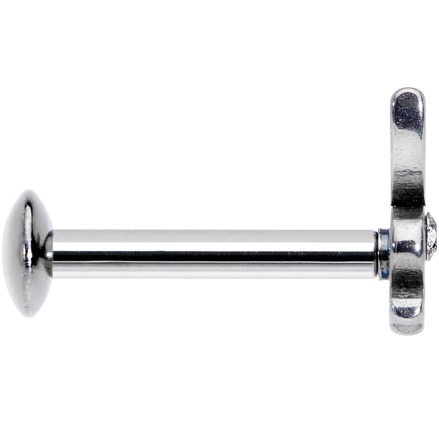 16G 5/16 Licensed Playboy CZ Gem Internally Threaded Labret