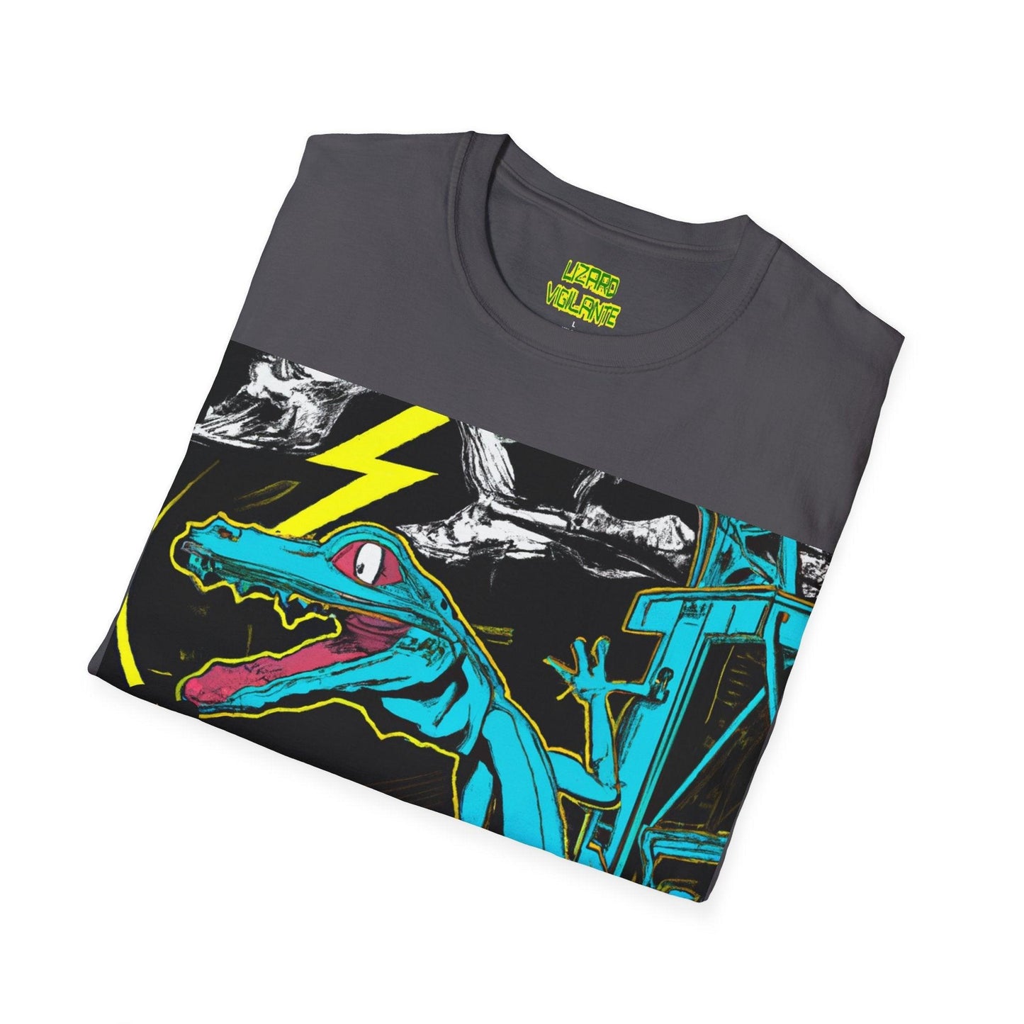 Lizard Vigilante Cens Unisex Softstyle T-Shirt - Lizard Vigilante