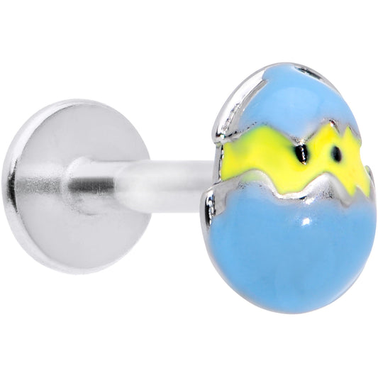 16G 5/16 Blue Easter Egg Chick Labret Monroe Tragus