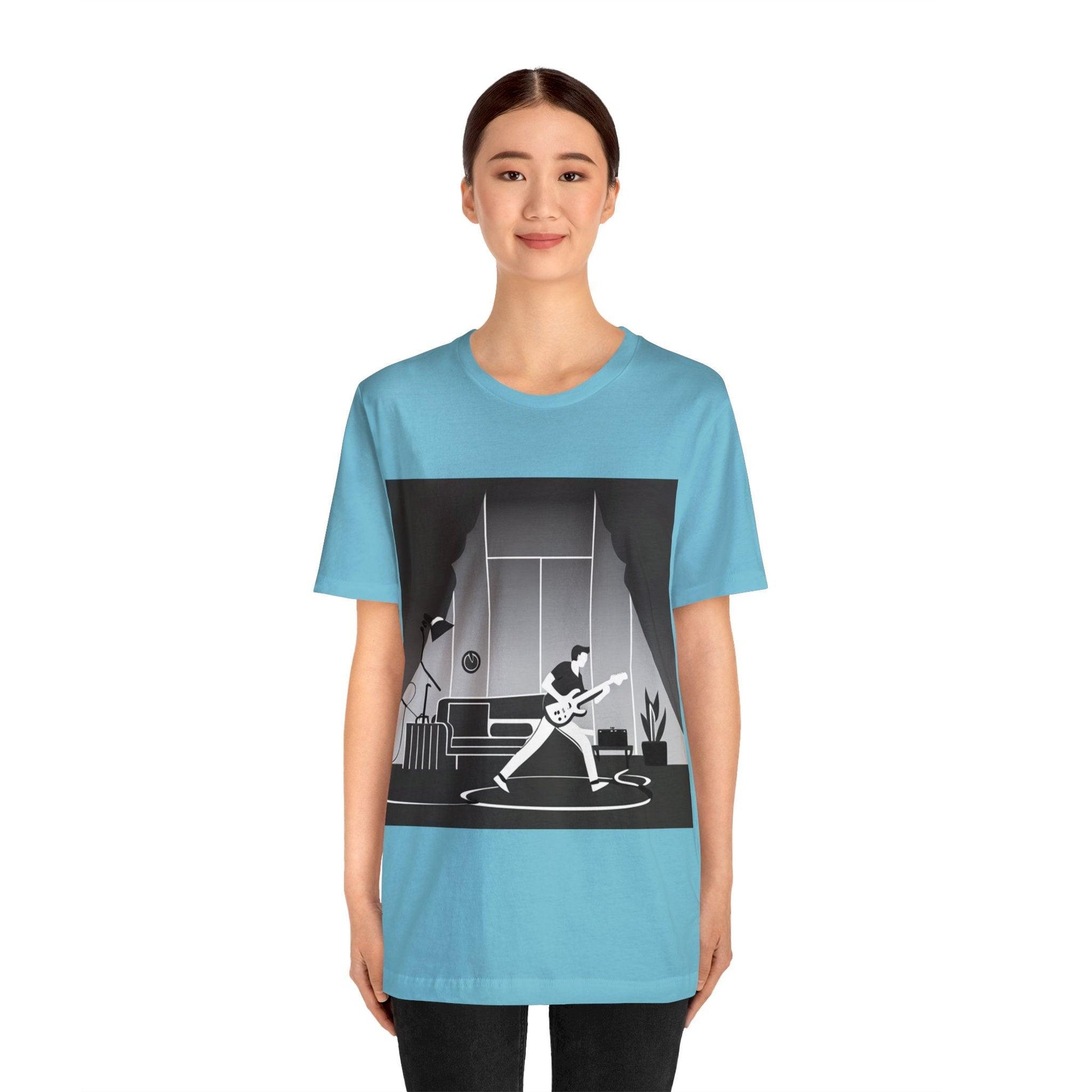 Living Room Jam Unisex Jersey Short Sleeve Tee - Lizard Vigilante