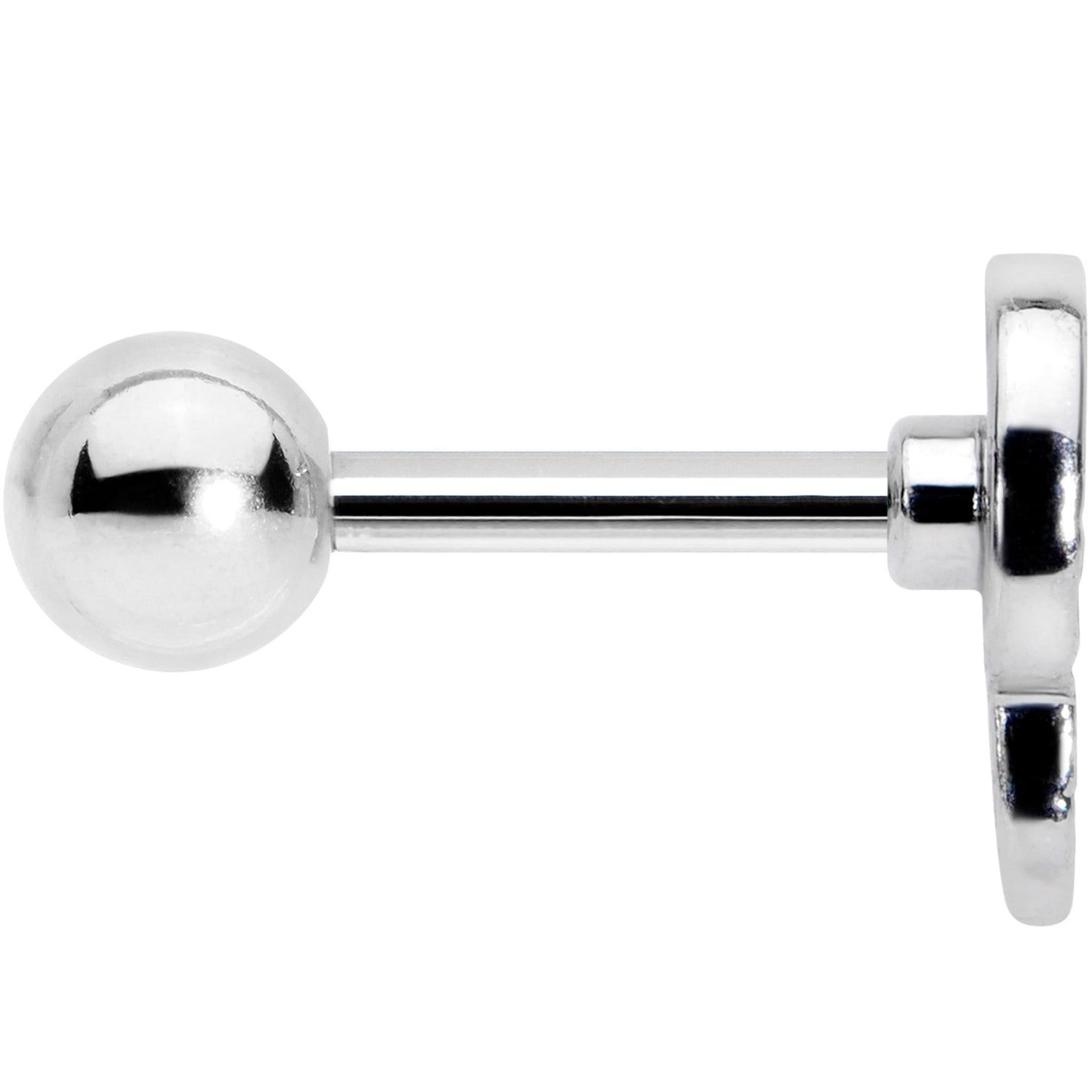 16G 1/4 Blue White Mummy Halloween Cartilage Tragus Earring