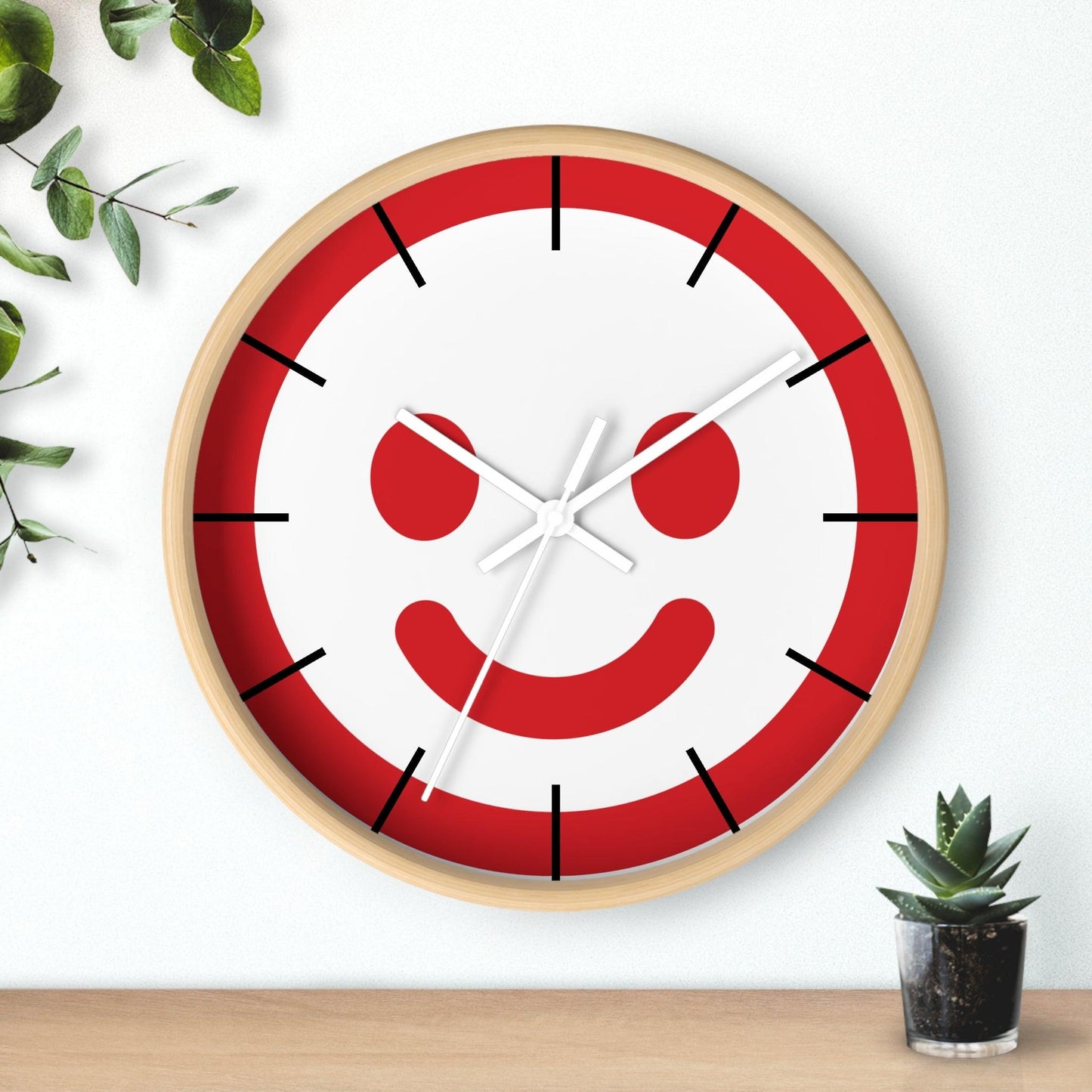 Smiley Wall Clock - Lizard Vigilante