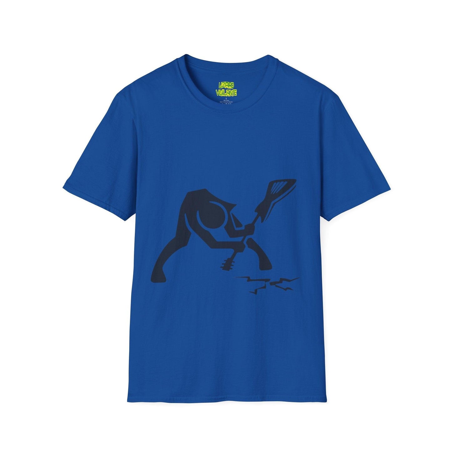 Guitar Smash Unisex Softstyle T-Shirt - Lizard Vigilante