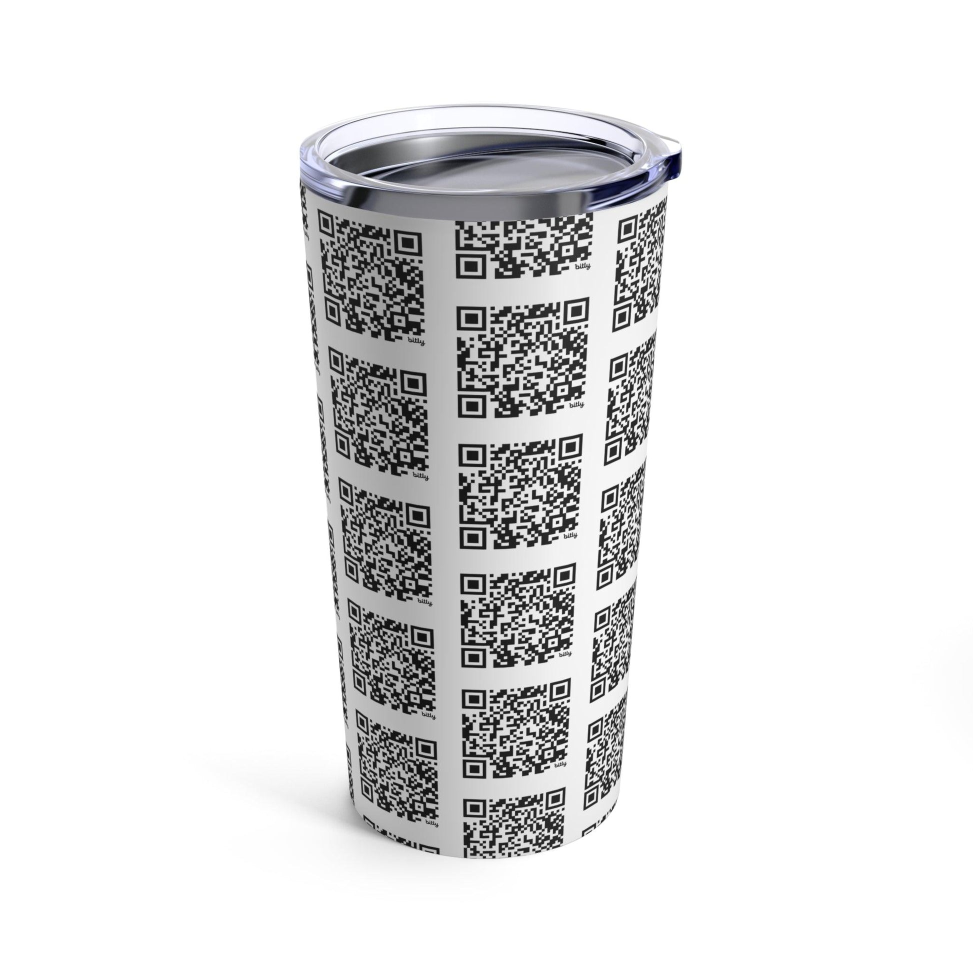 LizardVigilante.com bit.ly QR Code Tumbler 20oz - Lizard Vigilante