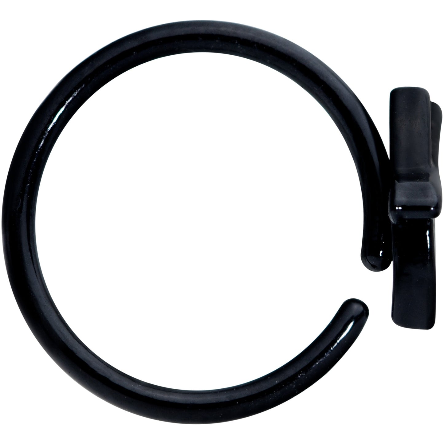 18G 3/8 Black Blue Summer Kayak Boat Nose Hoop