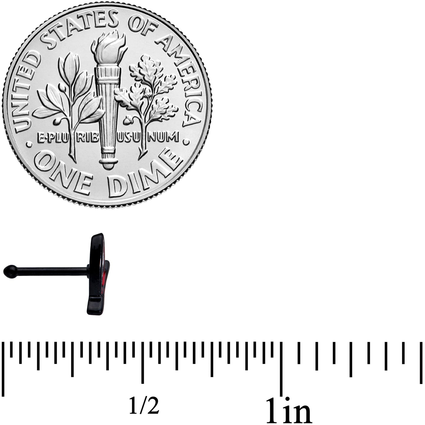 20G 1/4 Black Red Summer Kayak Boat Nose Bone