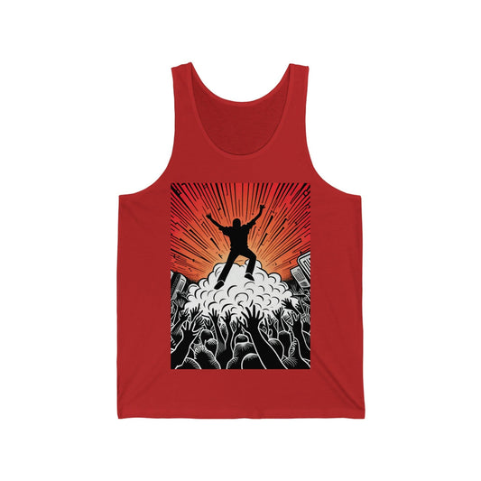 Metal Concert Unisex Jersey Tank - Lizard Vigilante