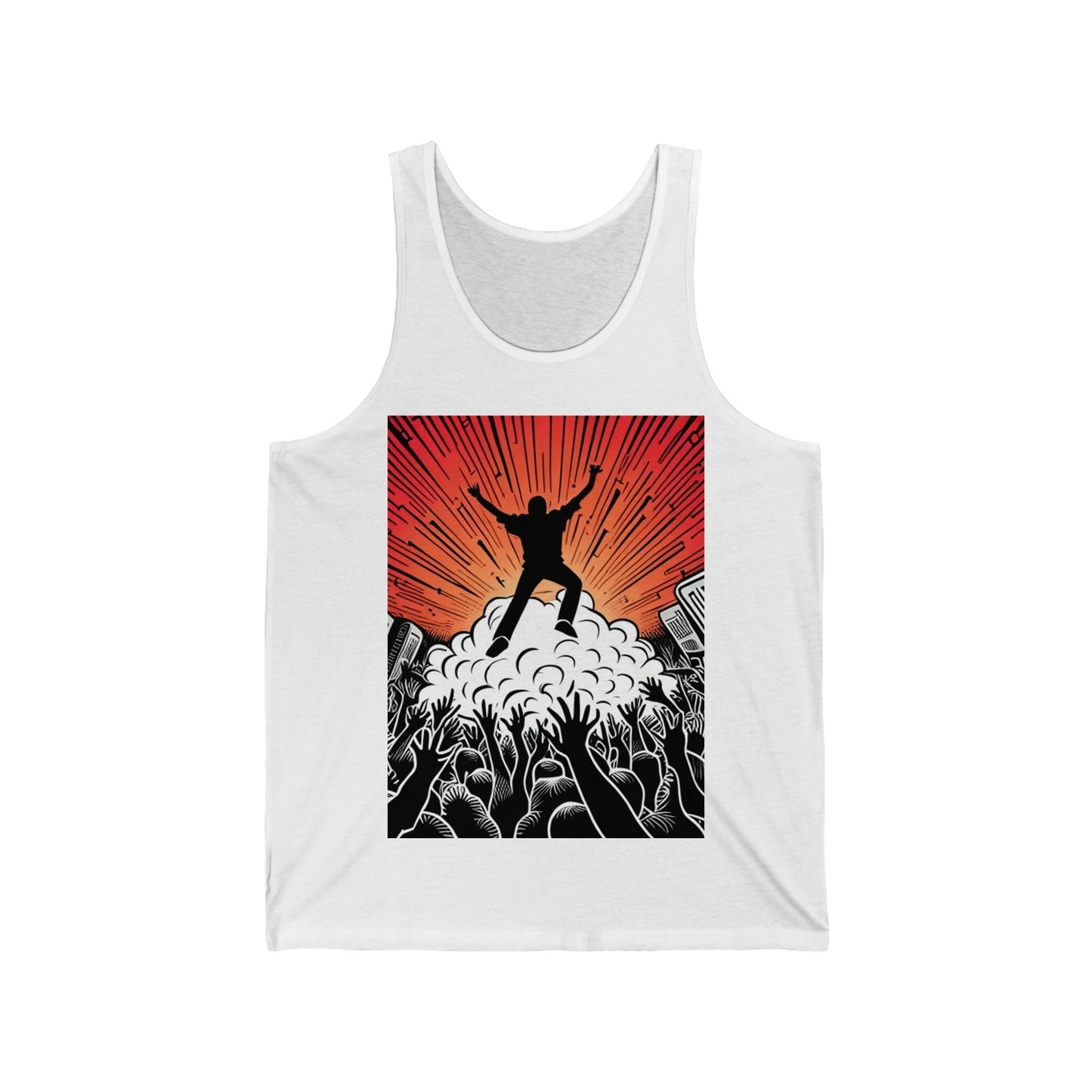 Metal Concert Unisex Jersey Tank - Lizard Vigilante