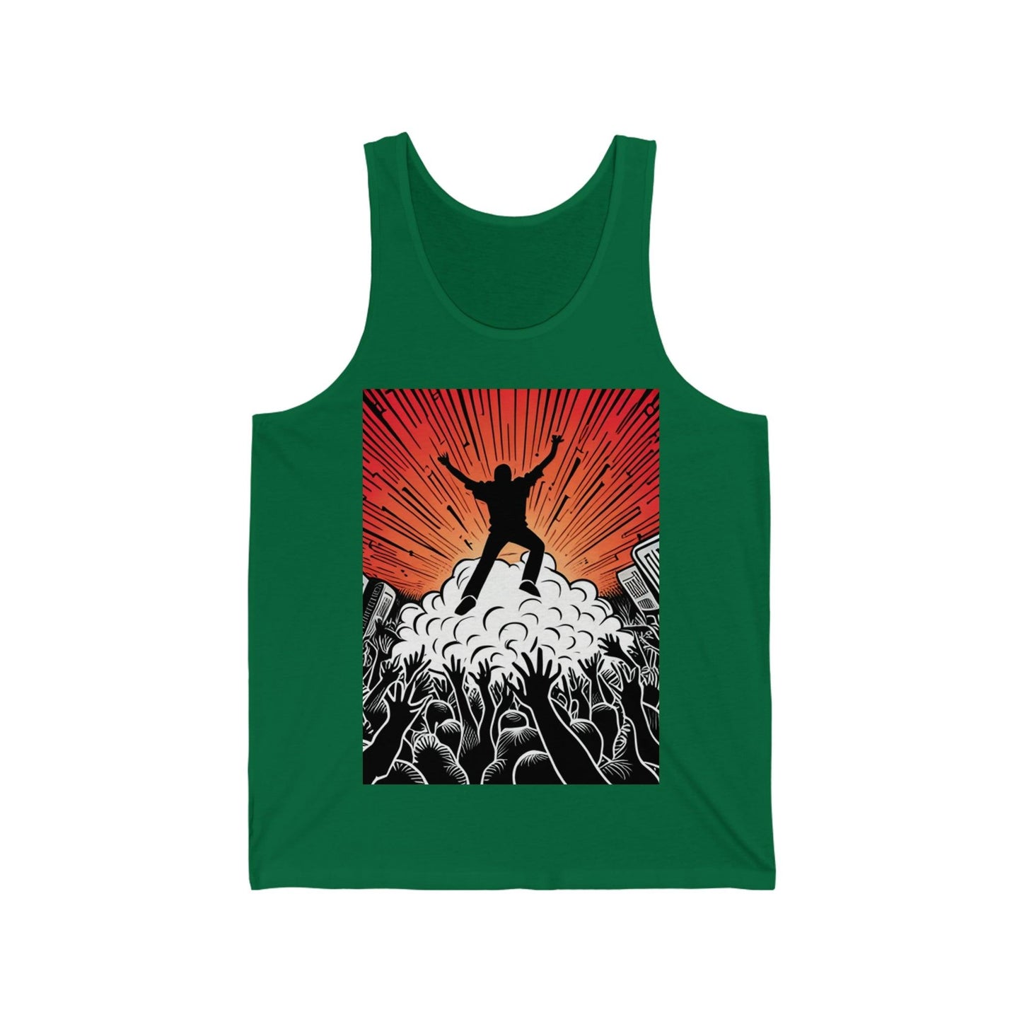 Metal Concert Unisex Jersey Tank - Lizard Vigilante