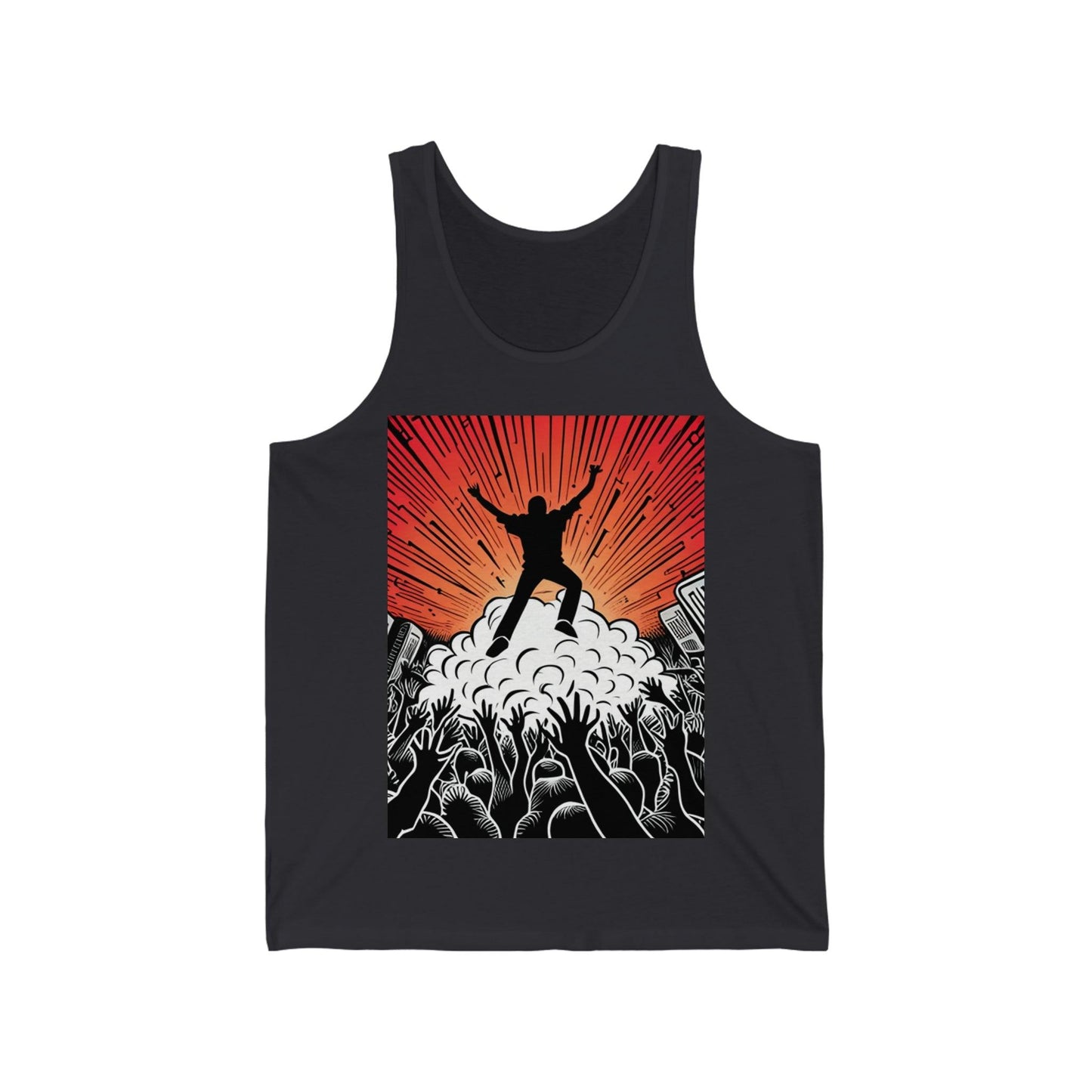 Metal Concert Unisex Jersey Tank - Lizard Vigilante