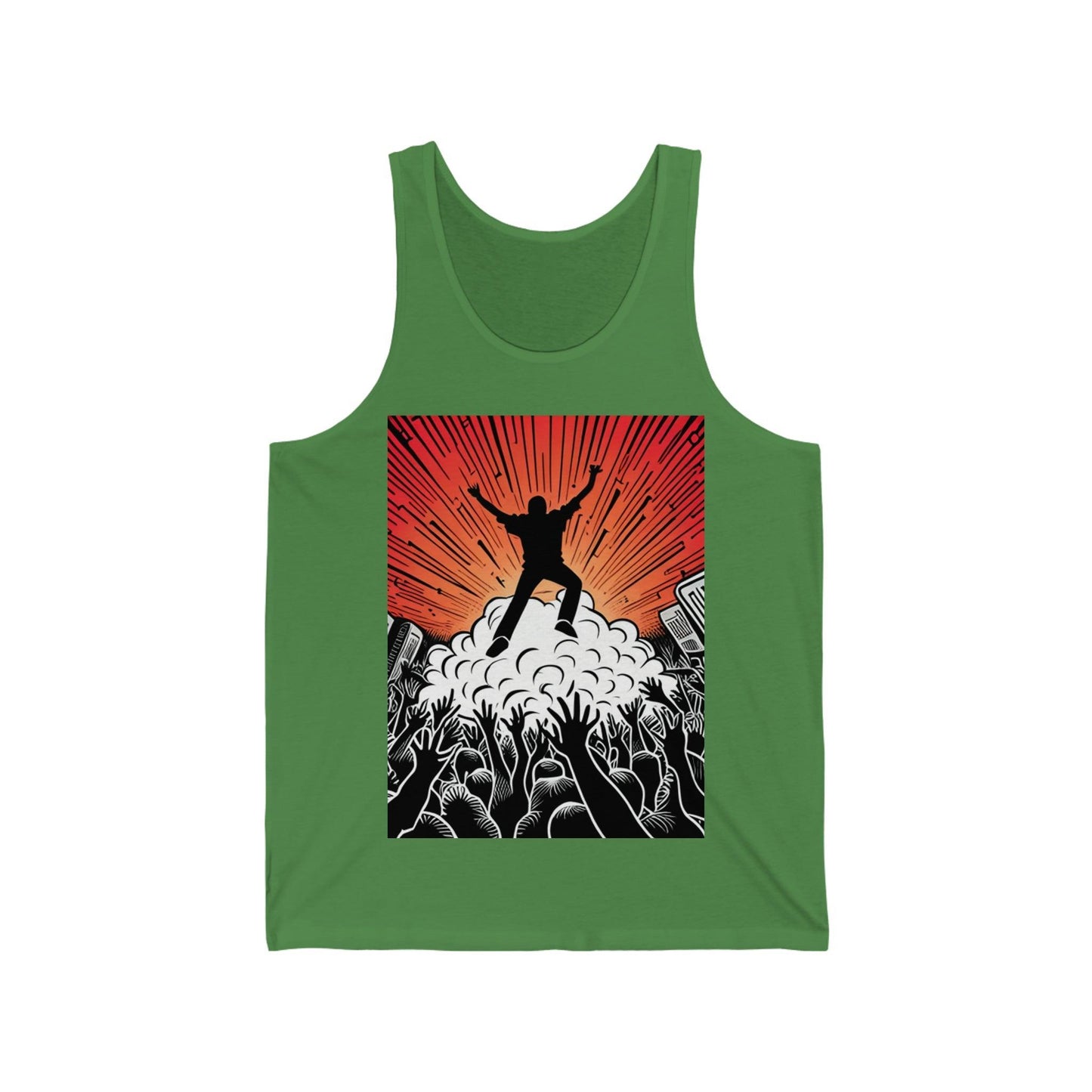 Metal Concert Unisex Jersey Tank - Lizard Vigilante