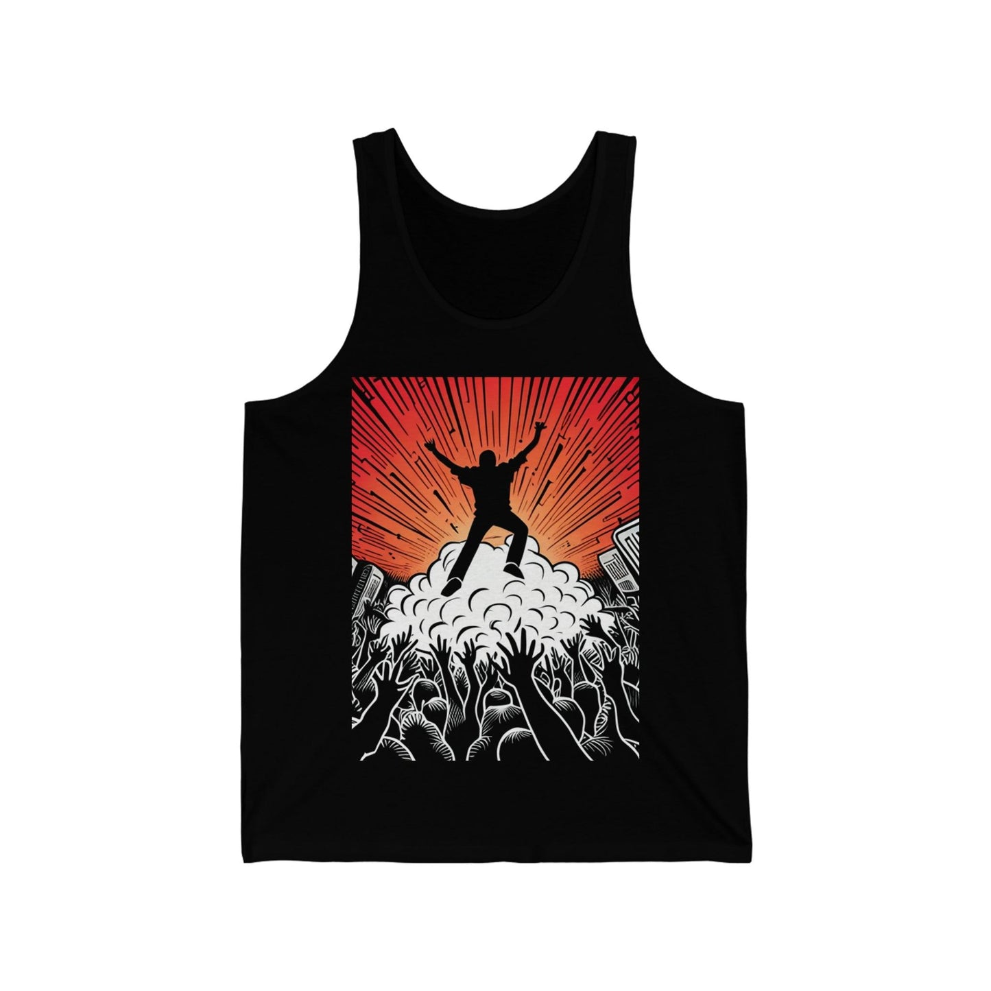 Metal Concert Unisex Jersey Tank - Lizard Vigilante