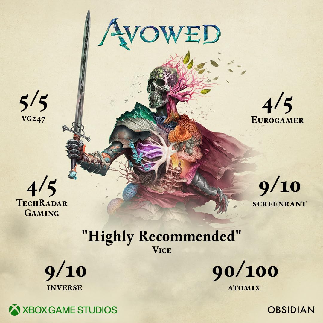 Avowed – Premium Edition SteelBook – Xbox Series X|S and Windows Digital Code (Code in Box)