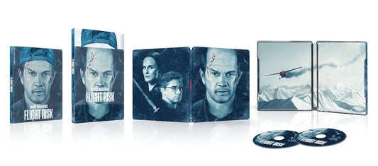 Flight Risk Limited Edition Steelbook [4K + Blu-Ray + Digital]