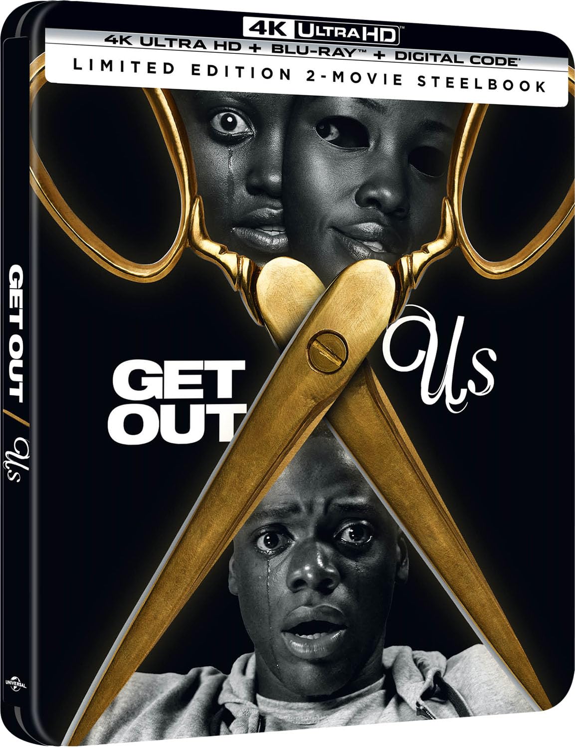 Get Out / Us Double Feature - Limited Edition Steelbook [4K Ultra HD + Blu-ray + Digital]