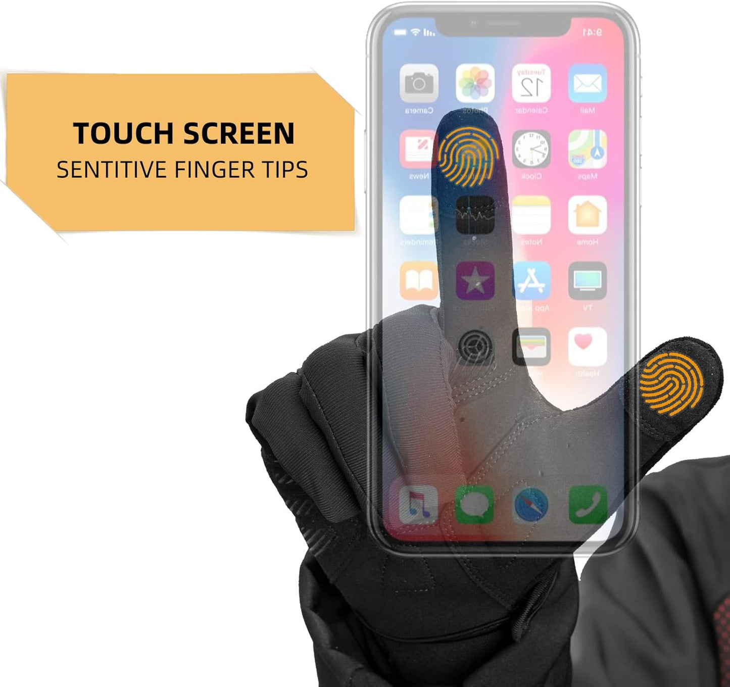 ROCKBROS Cycling Gloves Shock Absorbing Breathable