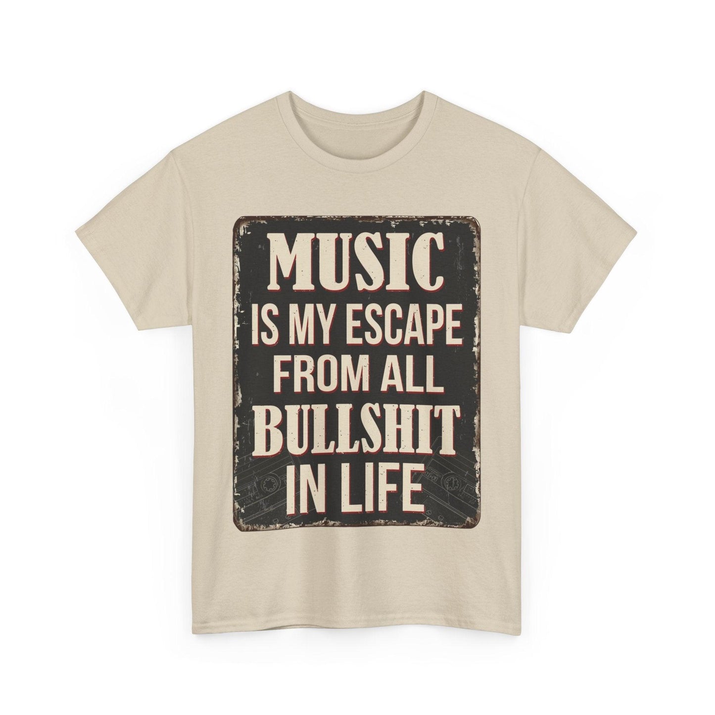 Music Escape Unisex Heavy Cotton Tee - Lizard Vigilante