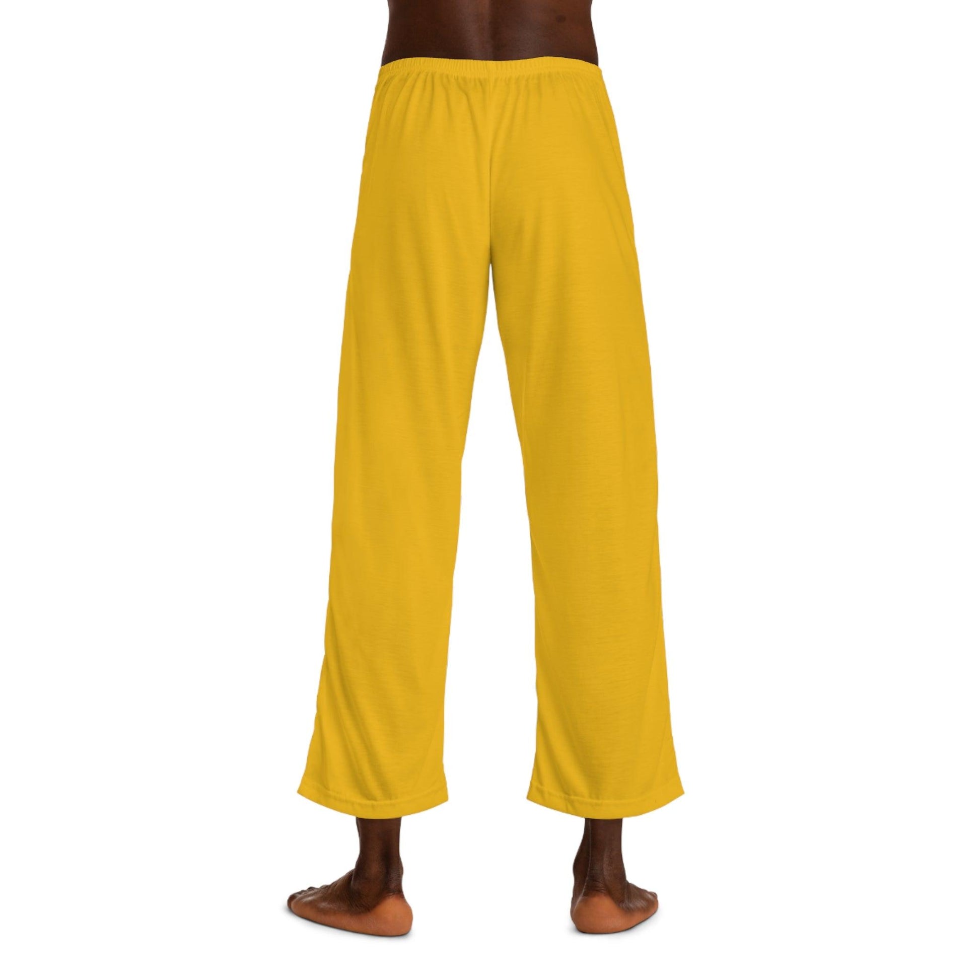 Men's Pajama Pants - Yellow - Lizard Vigilante