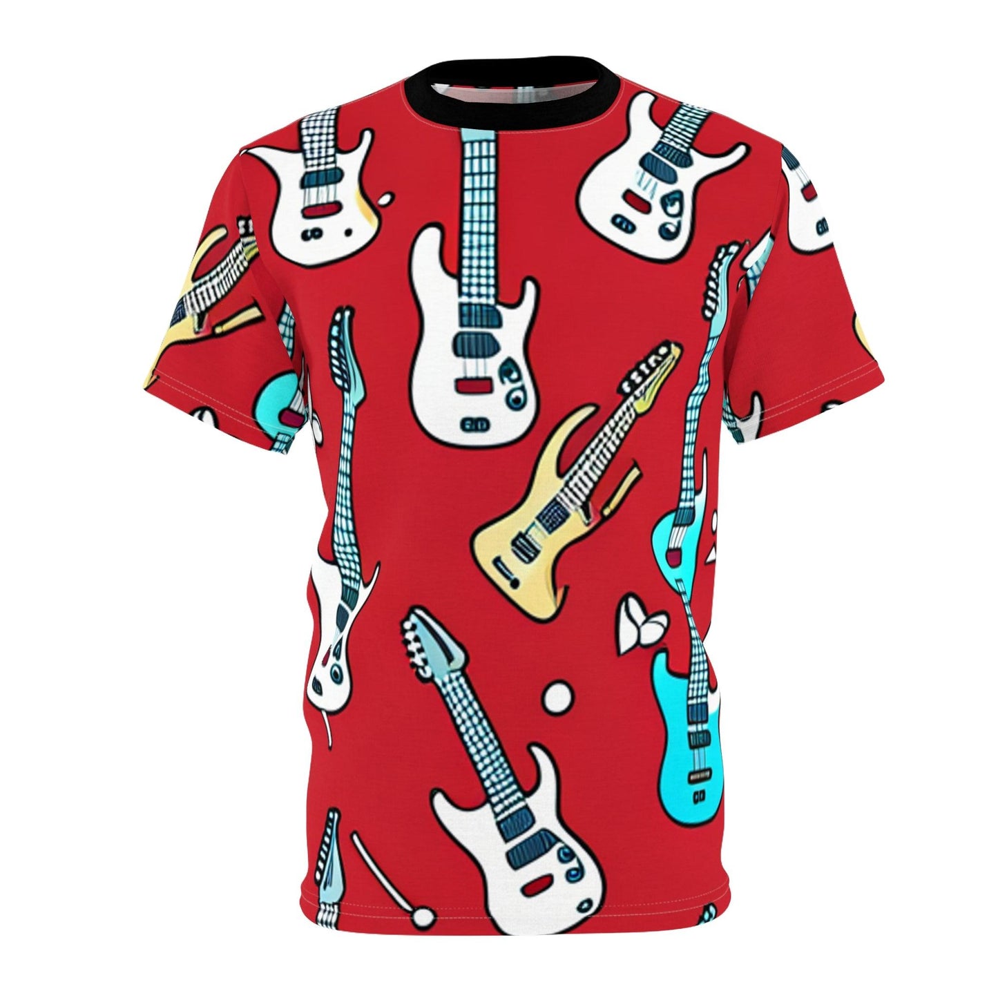 Polka Dot Guitar Unisex Tee Shirt - Lizard Vigilante