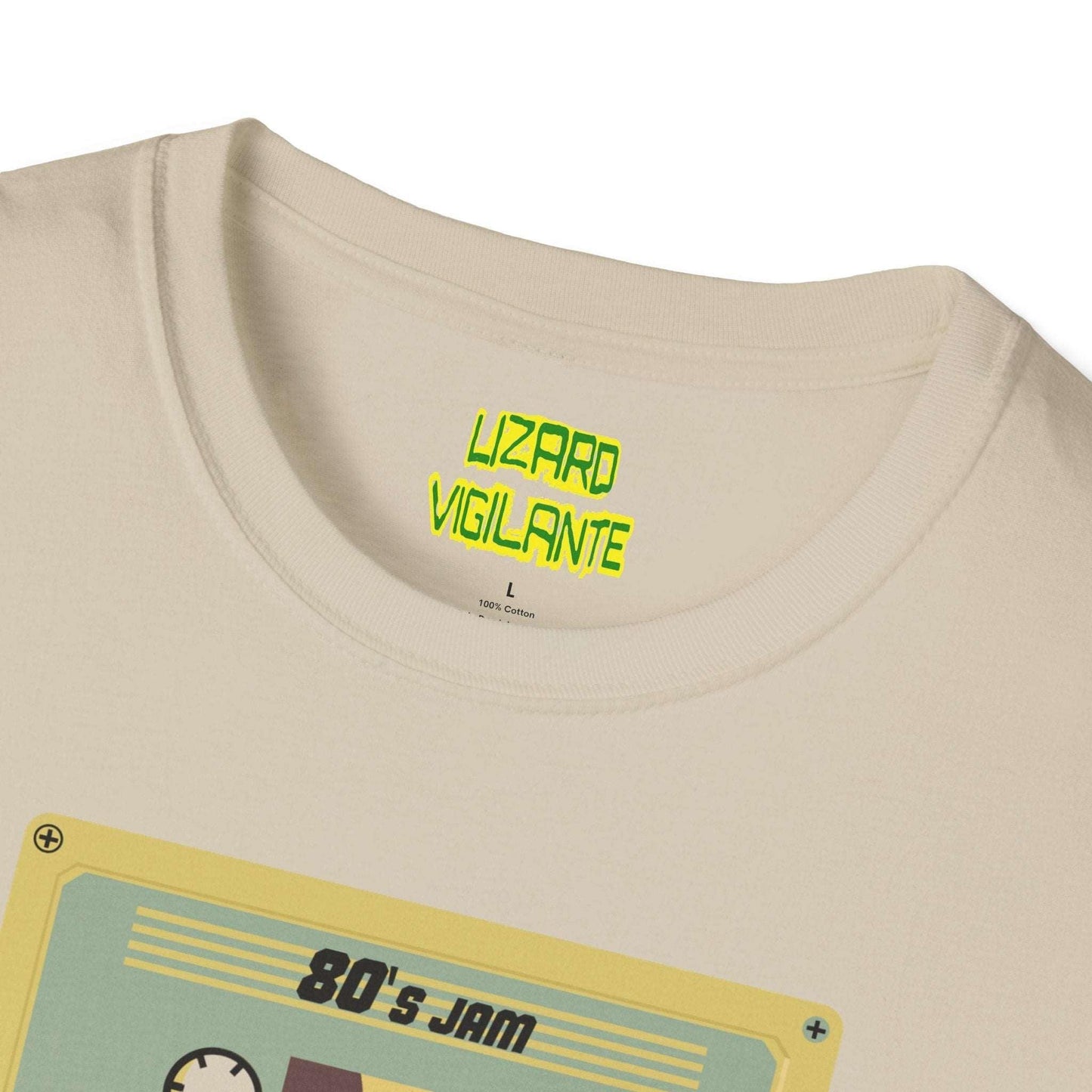 80s Jam MixTape Cassettes Unisex Softstyle T-Shirt - Lizard Vigilante