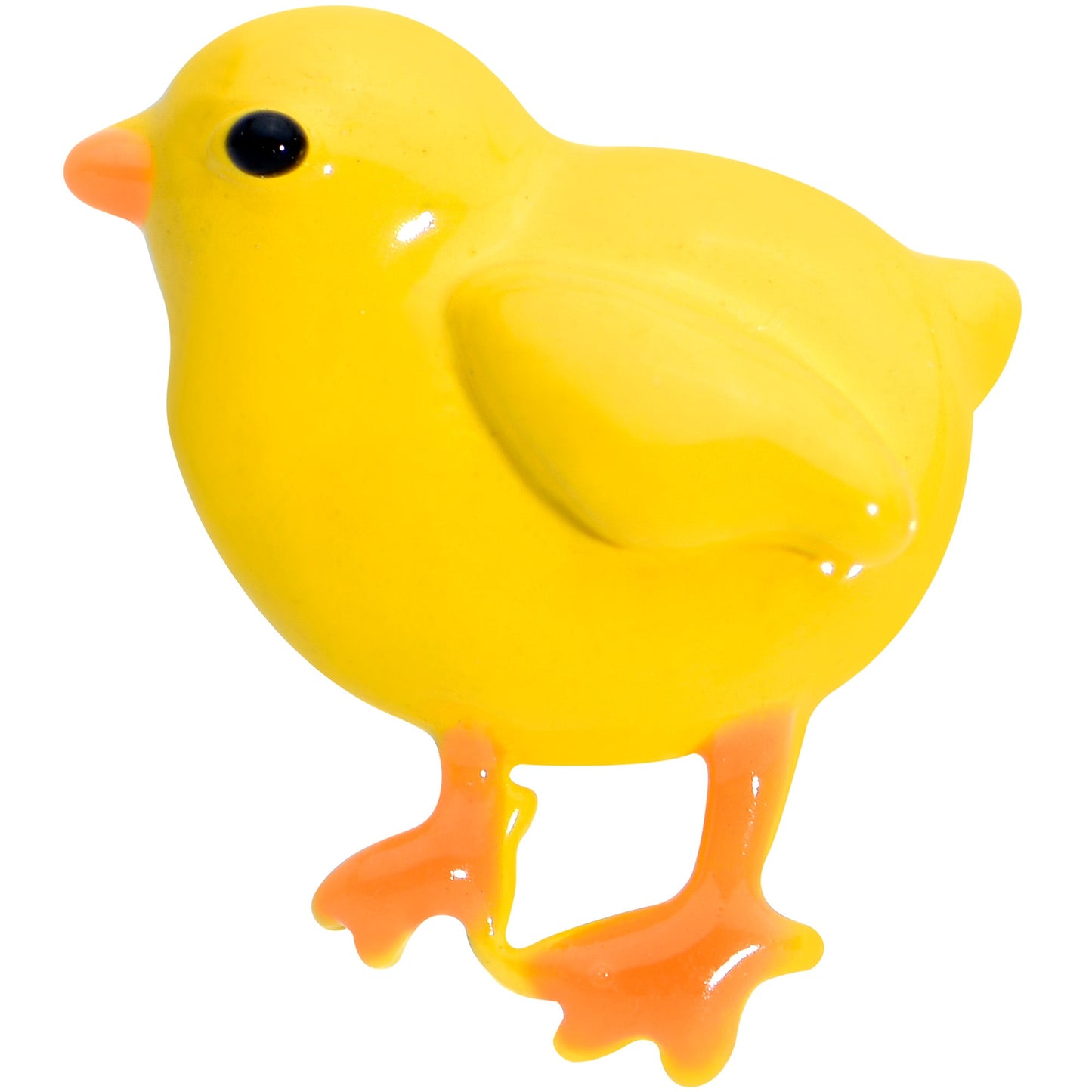 20G 1/4 Yellow Easter Chick Nose Bone
