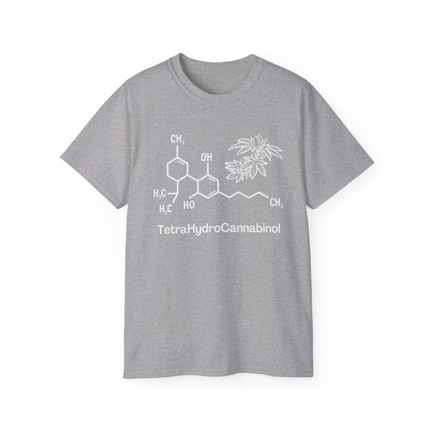 Tetrahydrocannabinol (THC) Molecule Weed Shirt