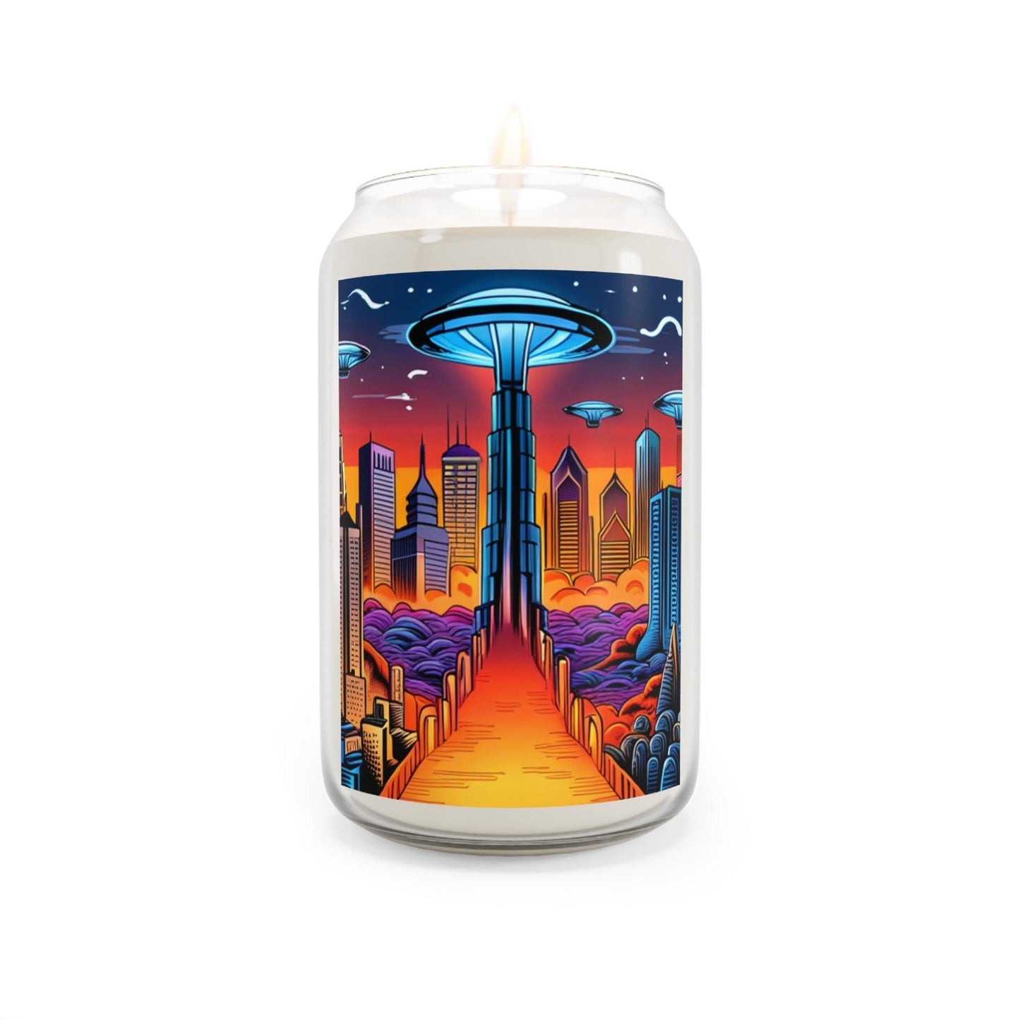 UFOCity Scented Candle, 13.75oz - Lizard Vigilante