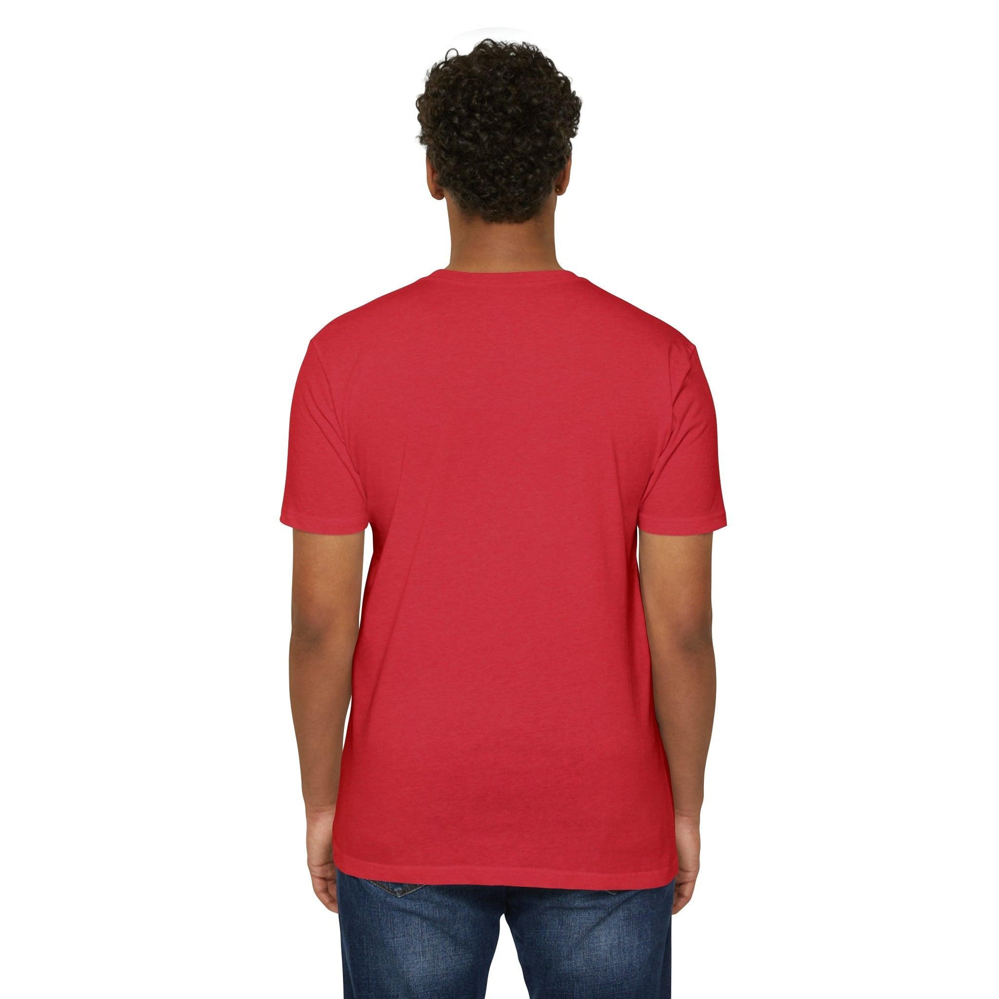 Red Music River Unisex CVC Jersey T-shirt - Lizard Vigilante