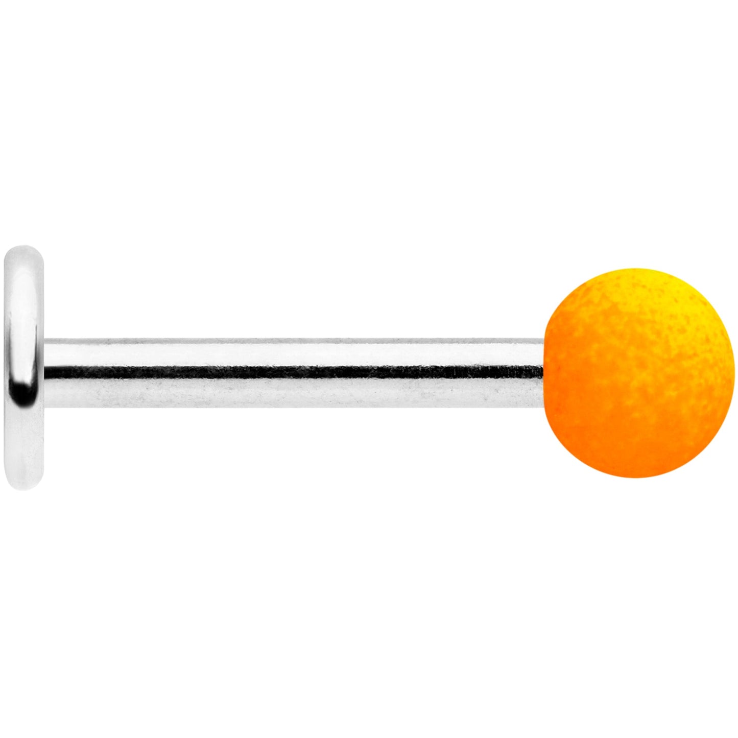 16G 5/16 Orange Yellow Ombre Soft Finish Labret Monroe Tragus