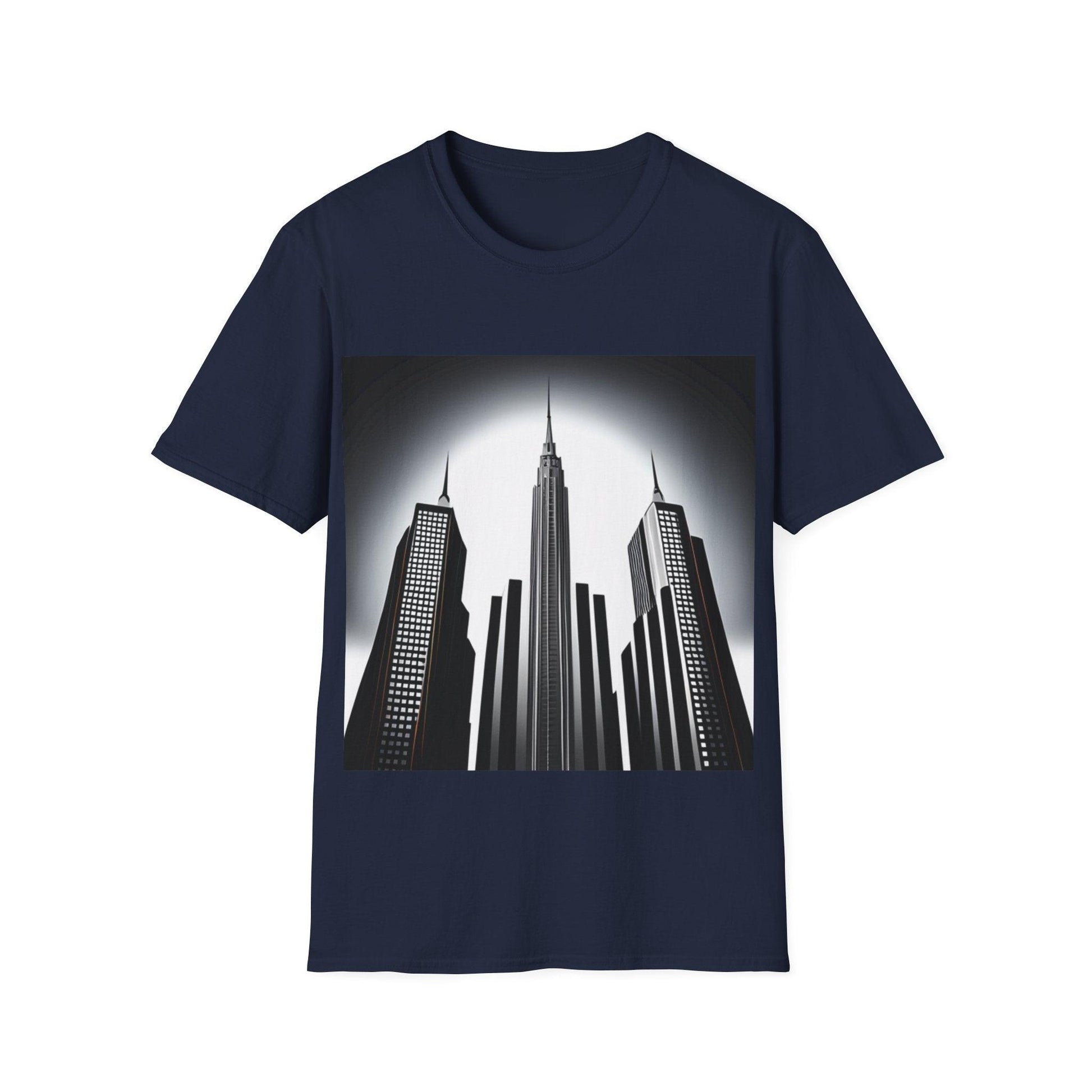 The Three Tallest Buildings Unisex Softstyle T-Shirt - Lizard Vigilante