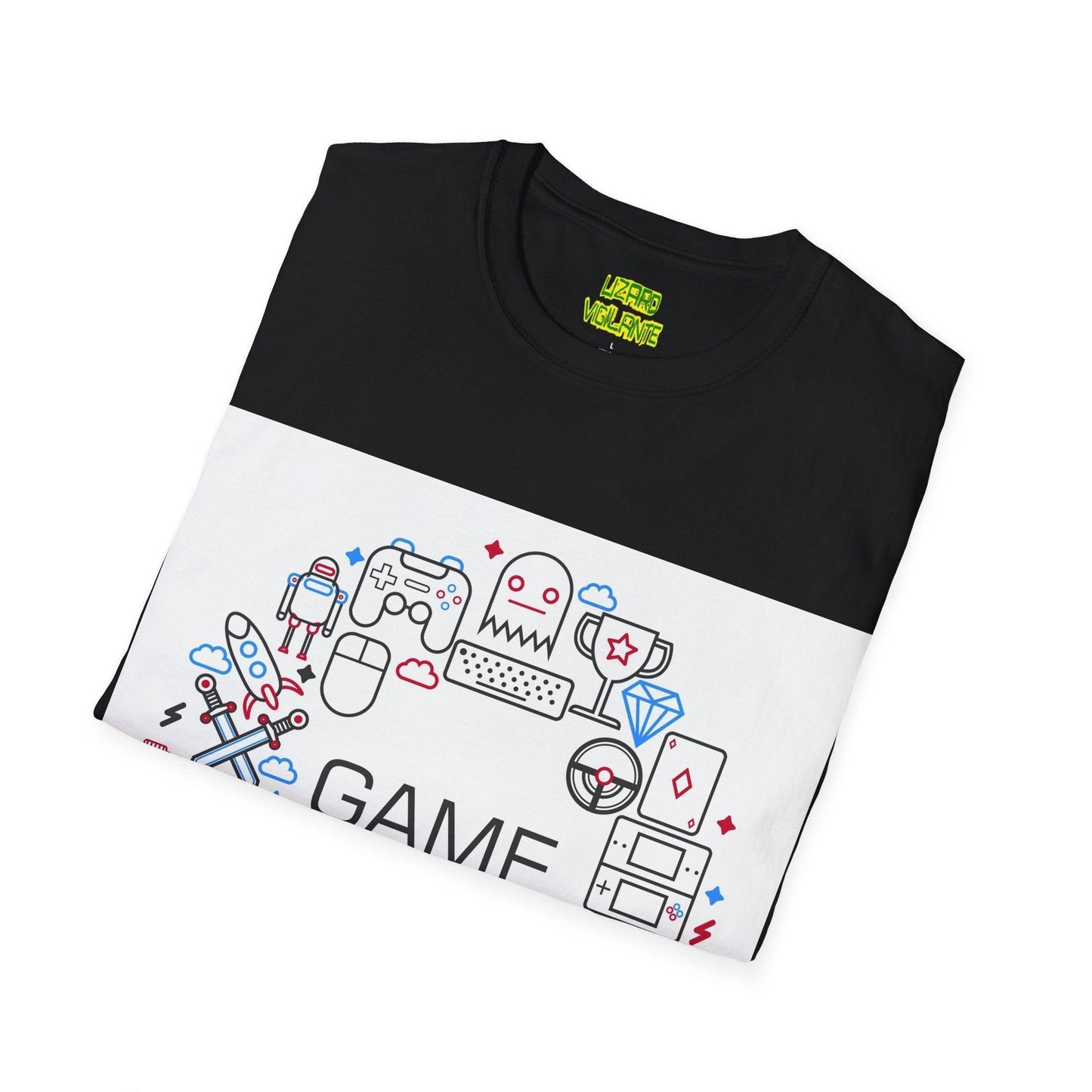 Video Game Unisex Softstyle T-Shirt - Lizard Vigilante