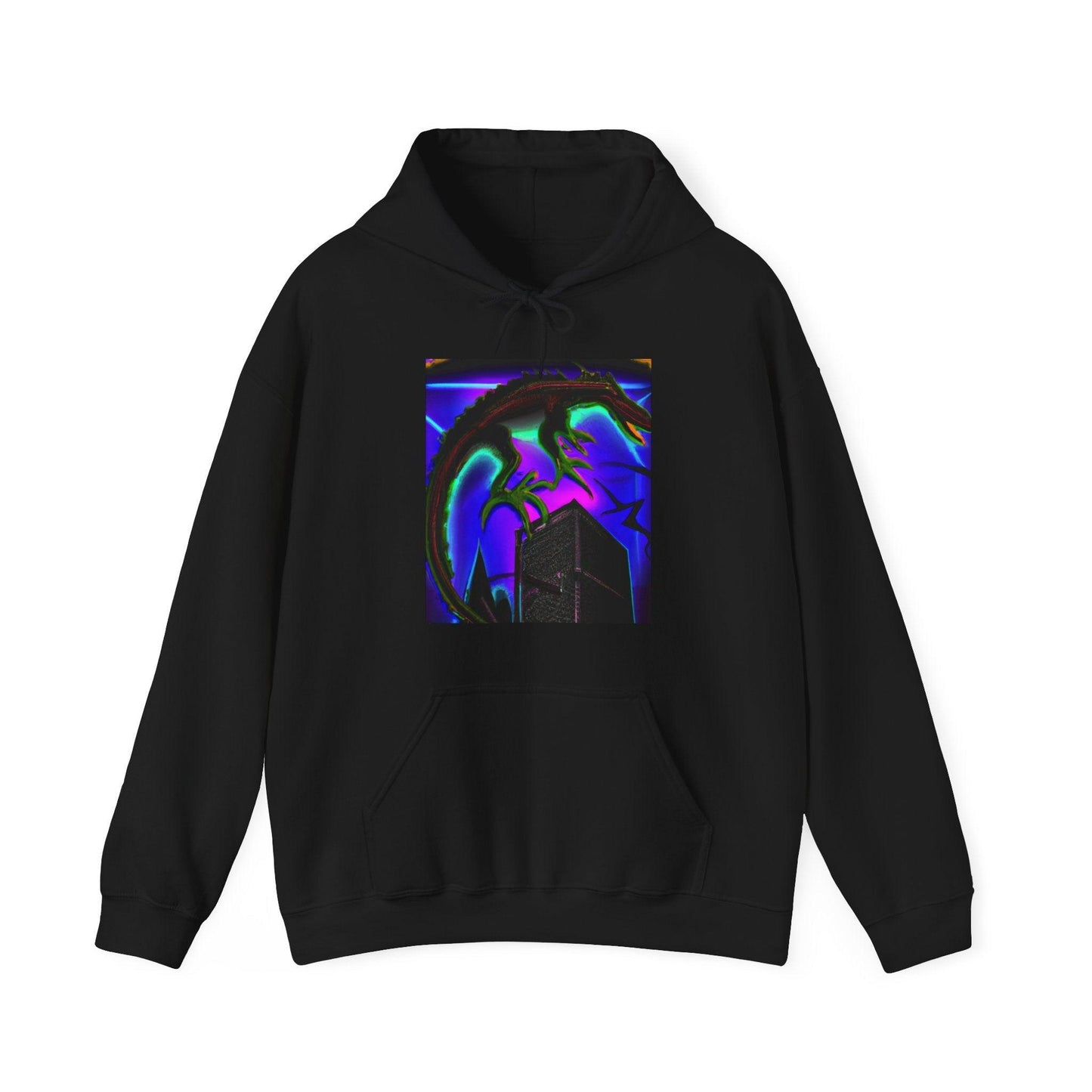 Lizard Vigilante Shock Unisex Heavy Blend™ Hooded Sweatshirt - Lizard Vigilante