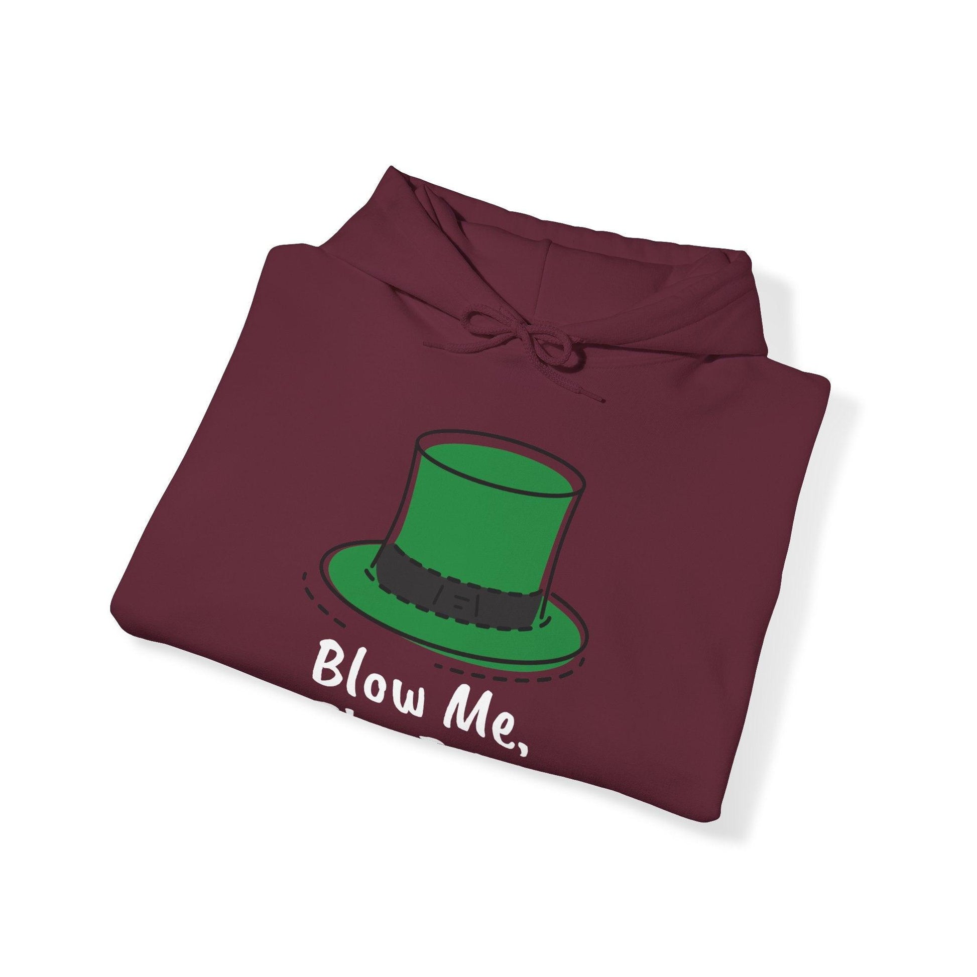 Blow Me, I'm Irish St. Patrick's Day Unisex Heavy Blend™ Hooded Sweatshirt - Lizard Vigilante