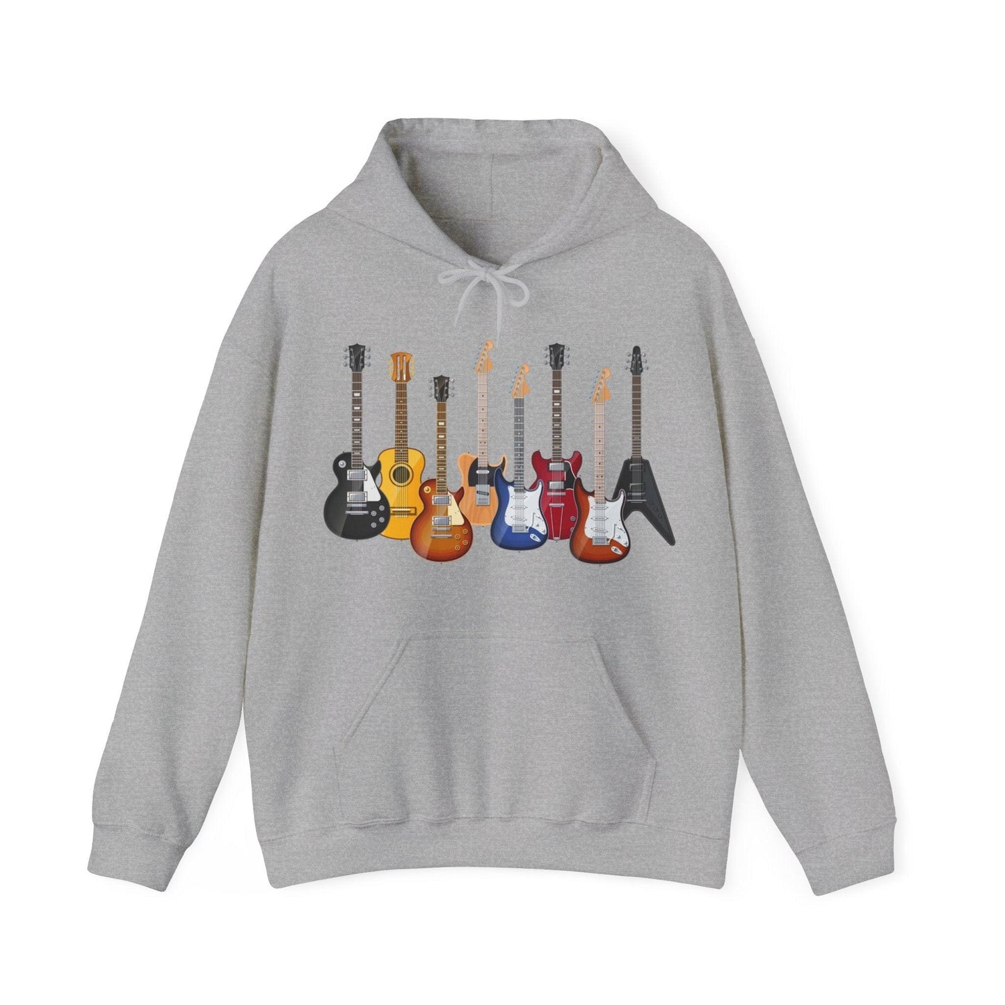 The Guitars Unisex Heavy Blend™ Hooded Sweatshirt - Lizard Vigilante