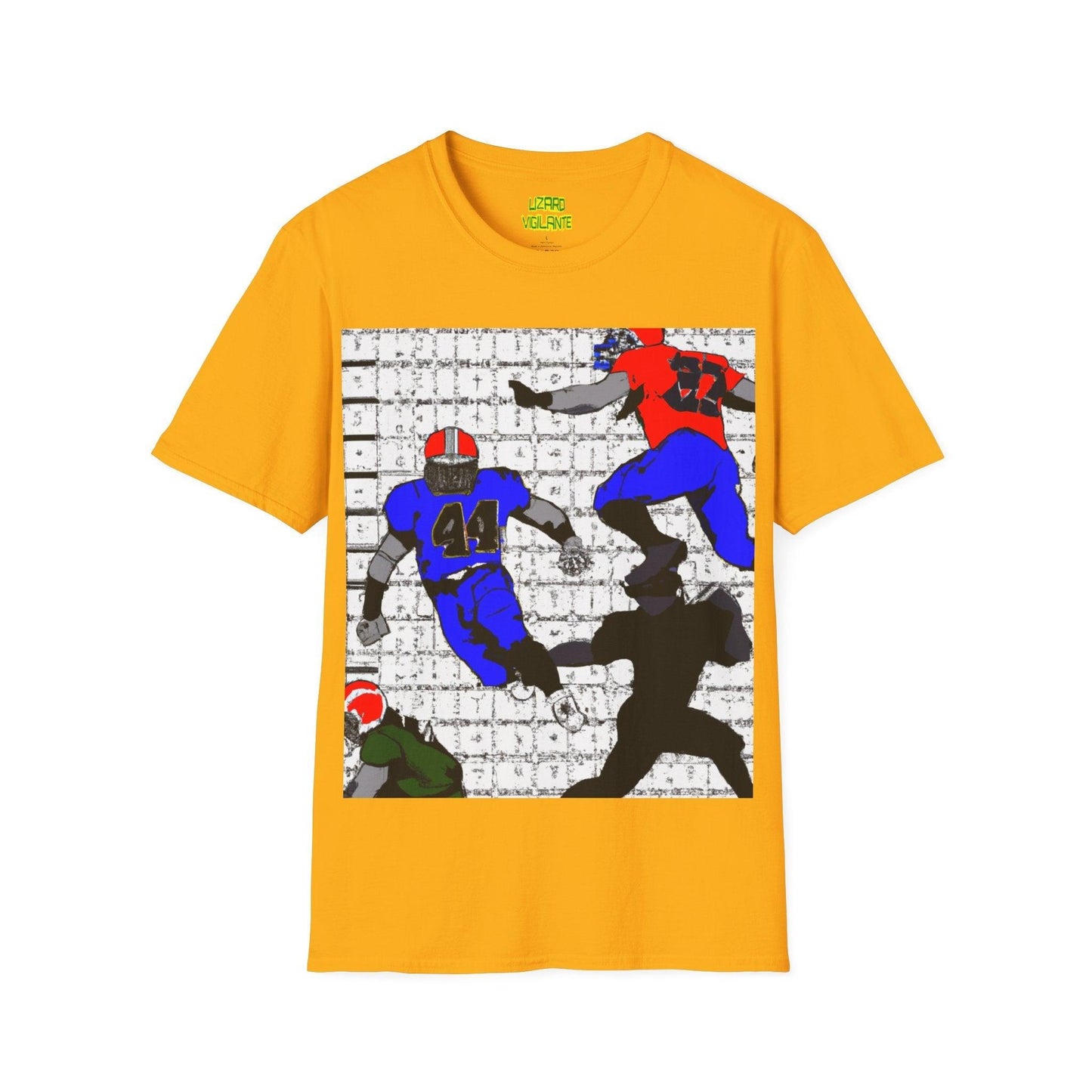 American Football Graphic Unisex Softstyle T-Shirt - Lizard Vigilante