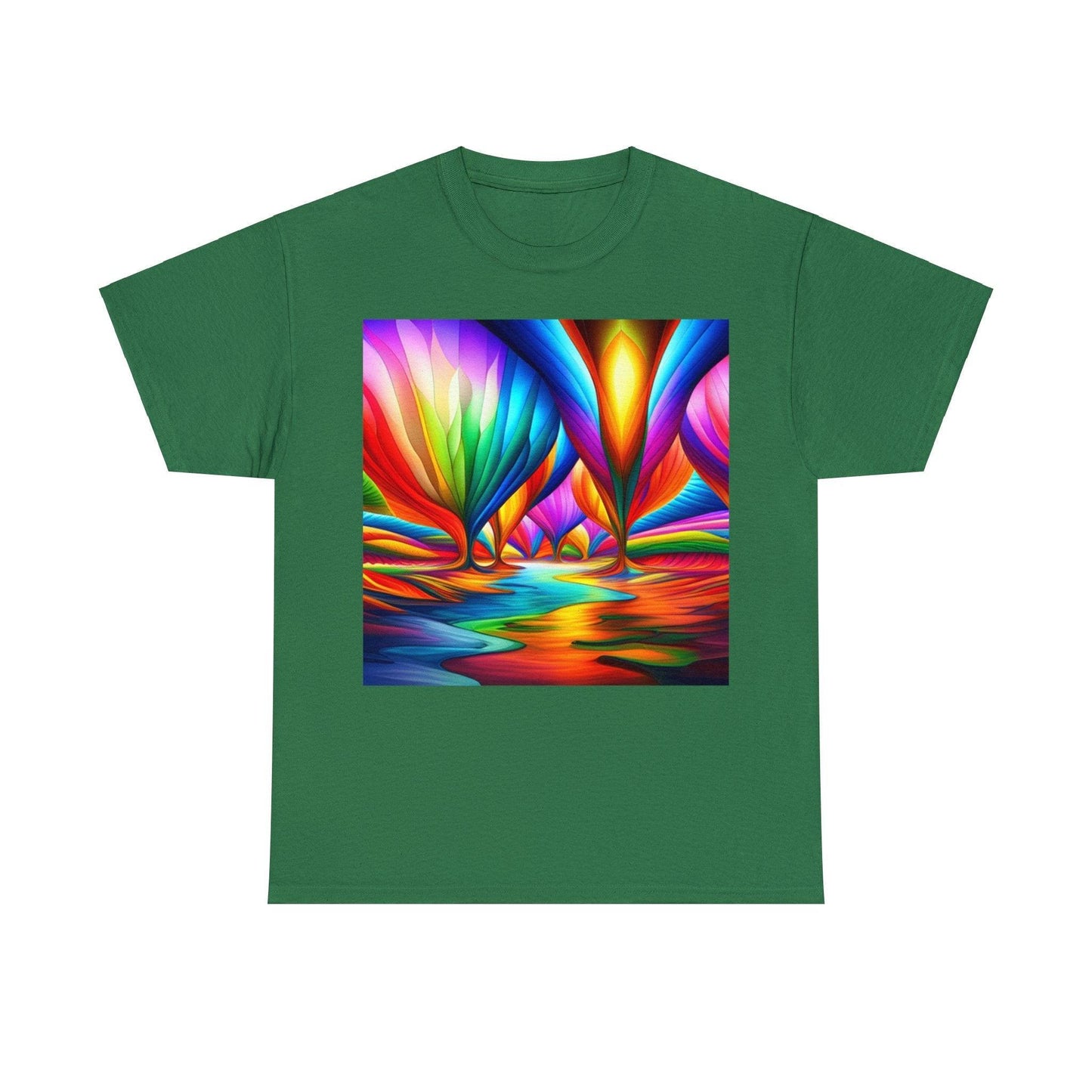 Salivation Multicolored Unisex Heavy Cotton Tee - Lizard Vigilante